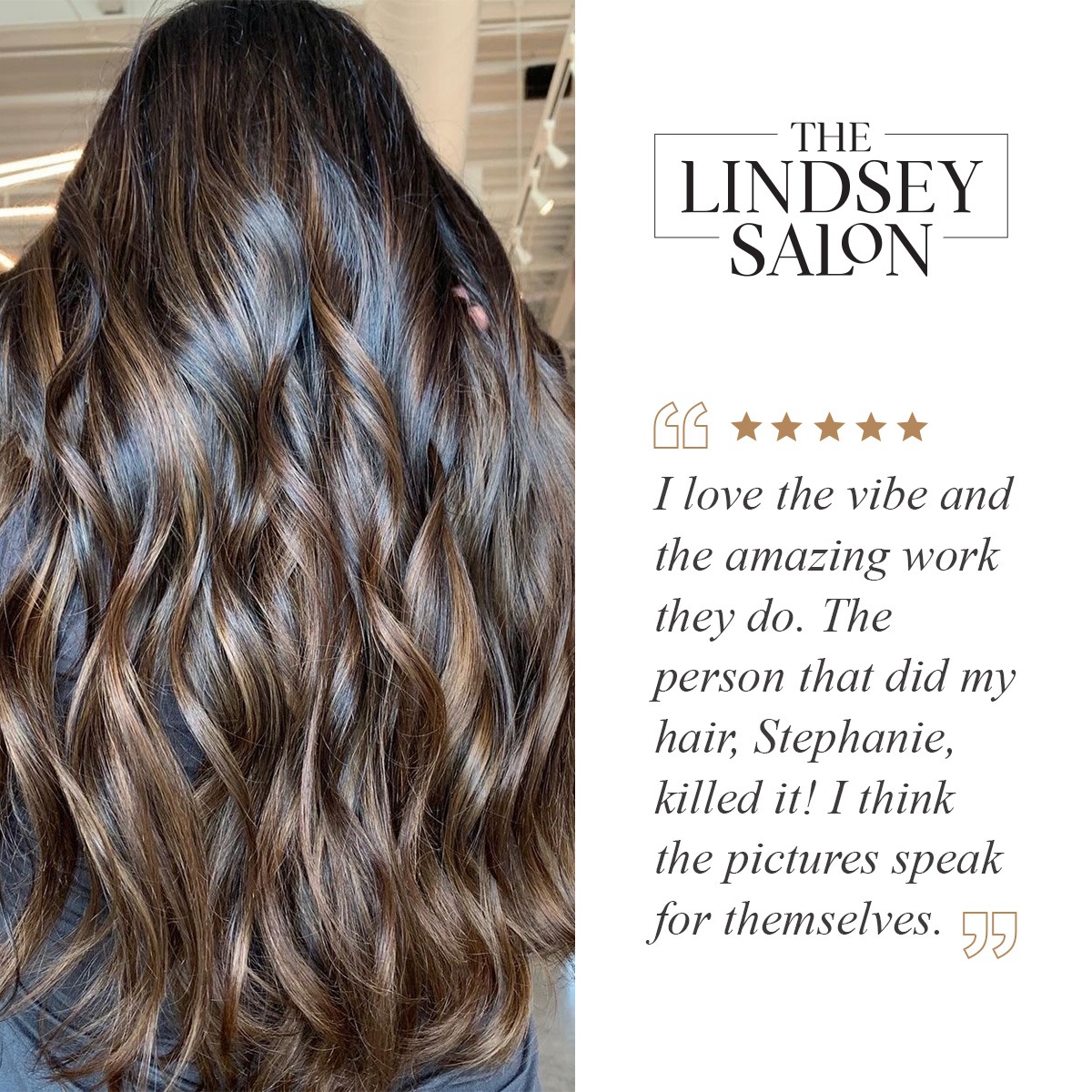 The Lindsey Salon Facebook ad