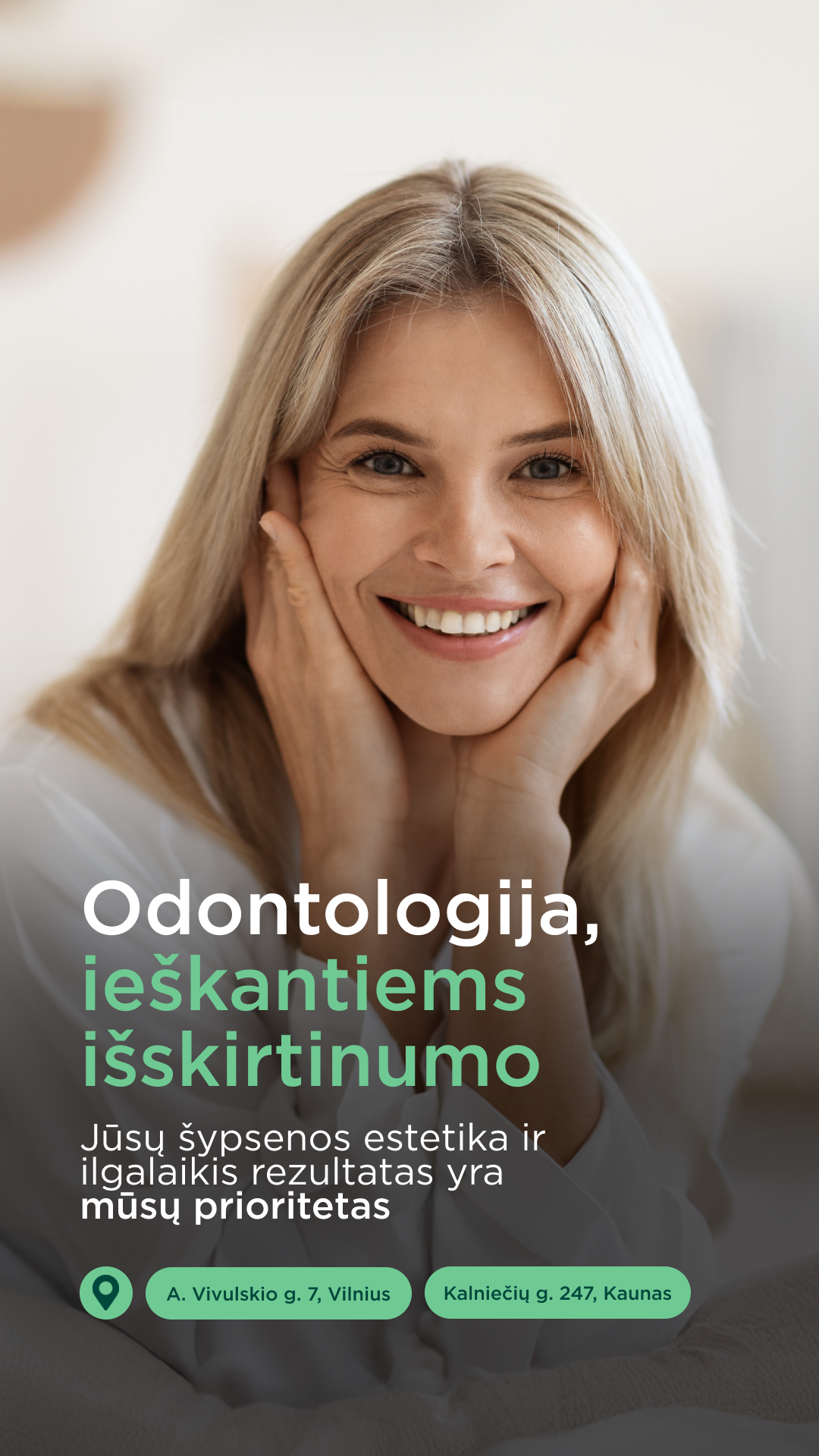Meliva VIC odontologijos klinikos Facebook ad from Jun 17, 2026