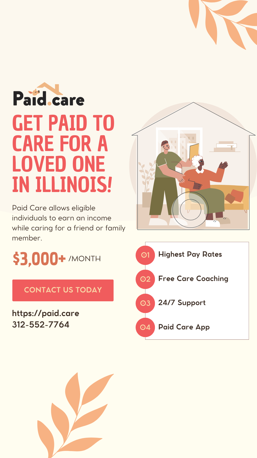 Paid.care Facebook ad