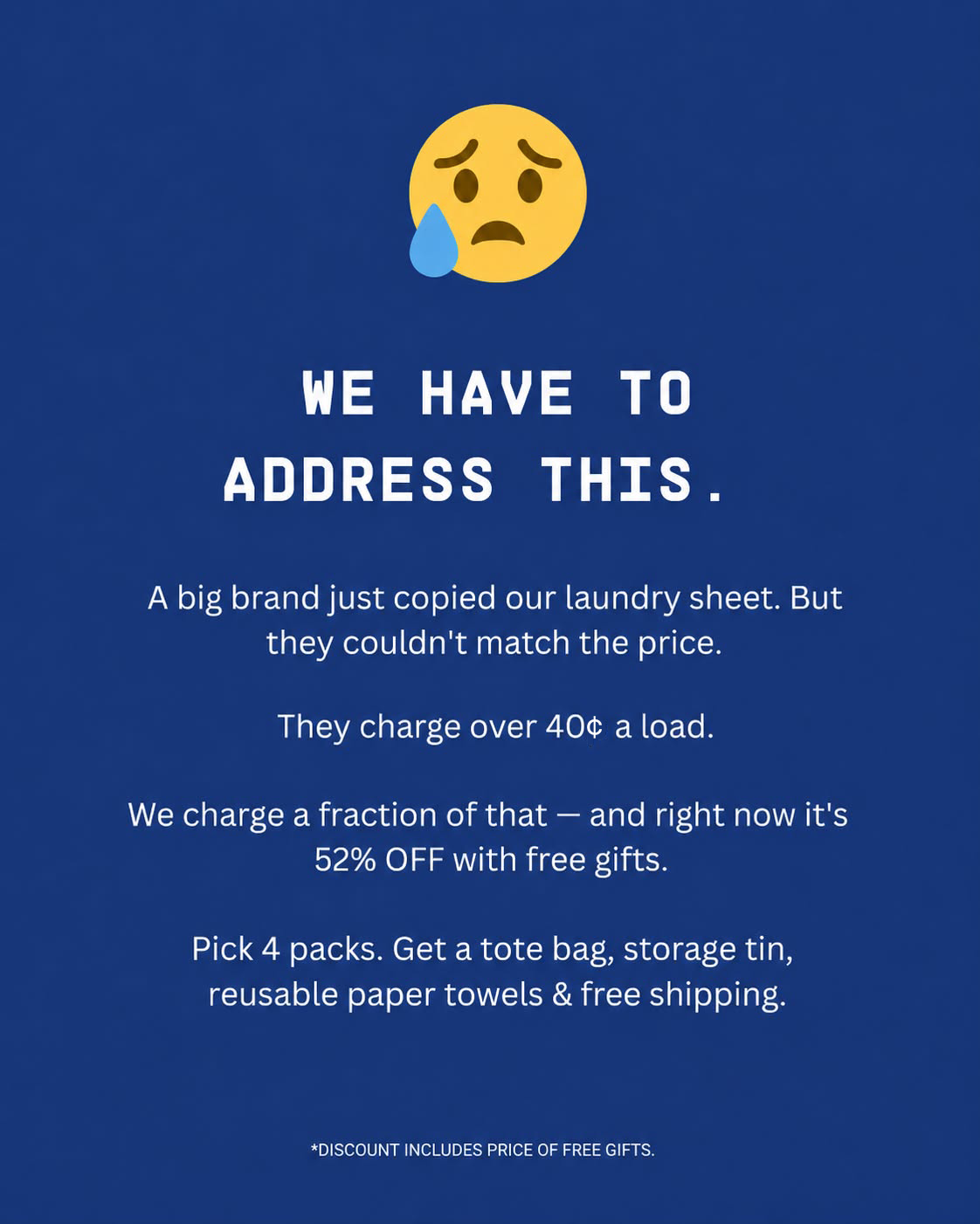 Earth Breeze Facebook ad