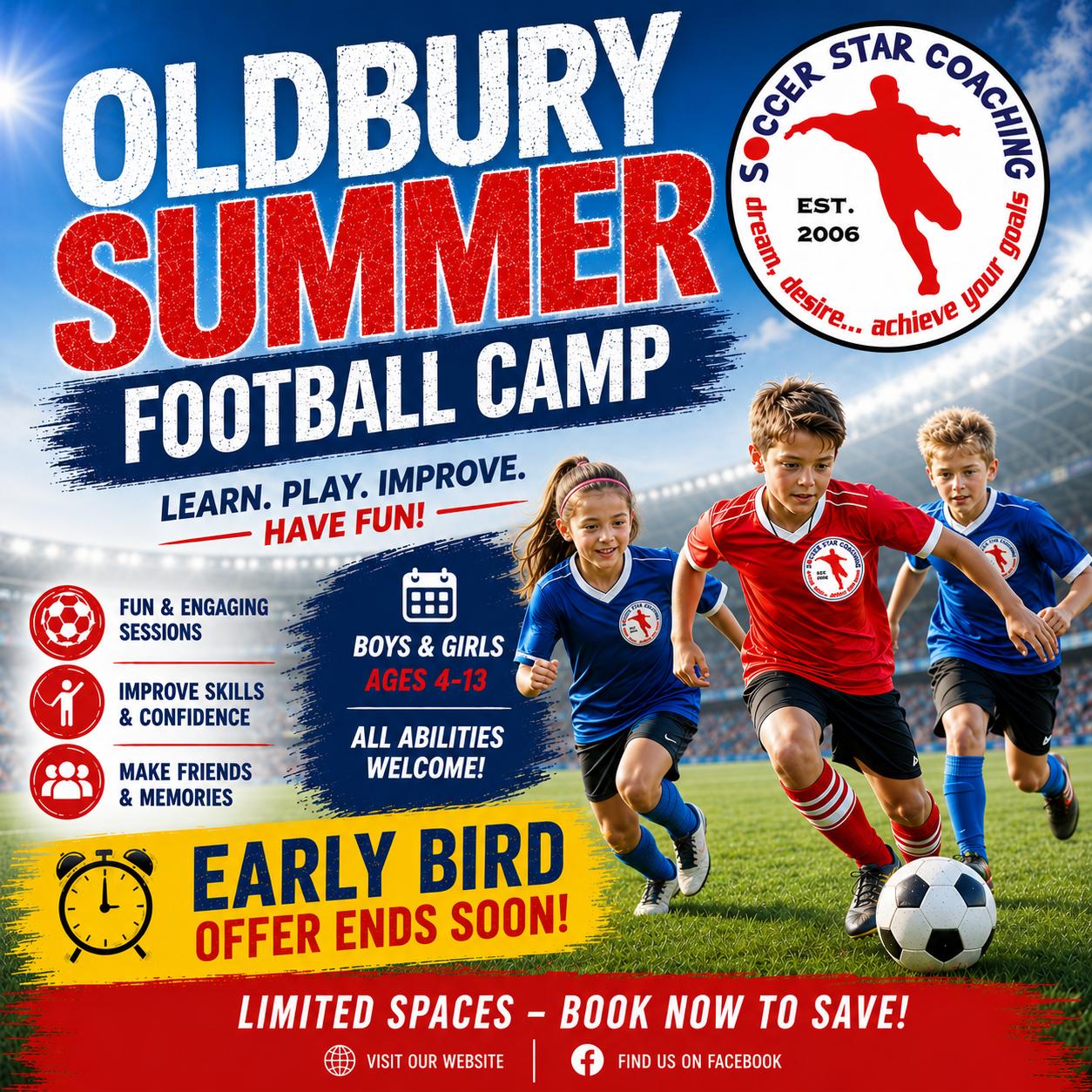 Soccer Star Coaching Facebook ad: 5 Rated On TrustPilot