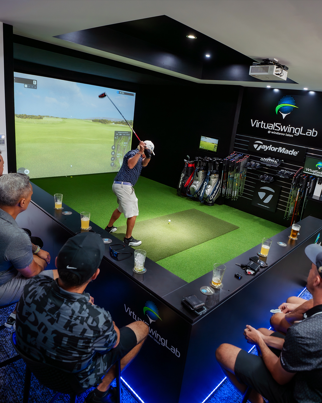 Windaroo Lakes Golf Club Facebook ad: Virtual Swing Lab is the ultimate destination for…