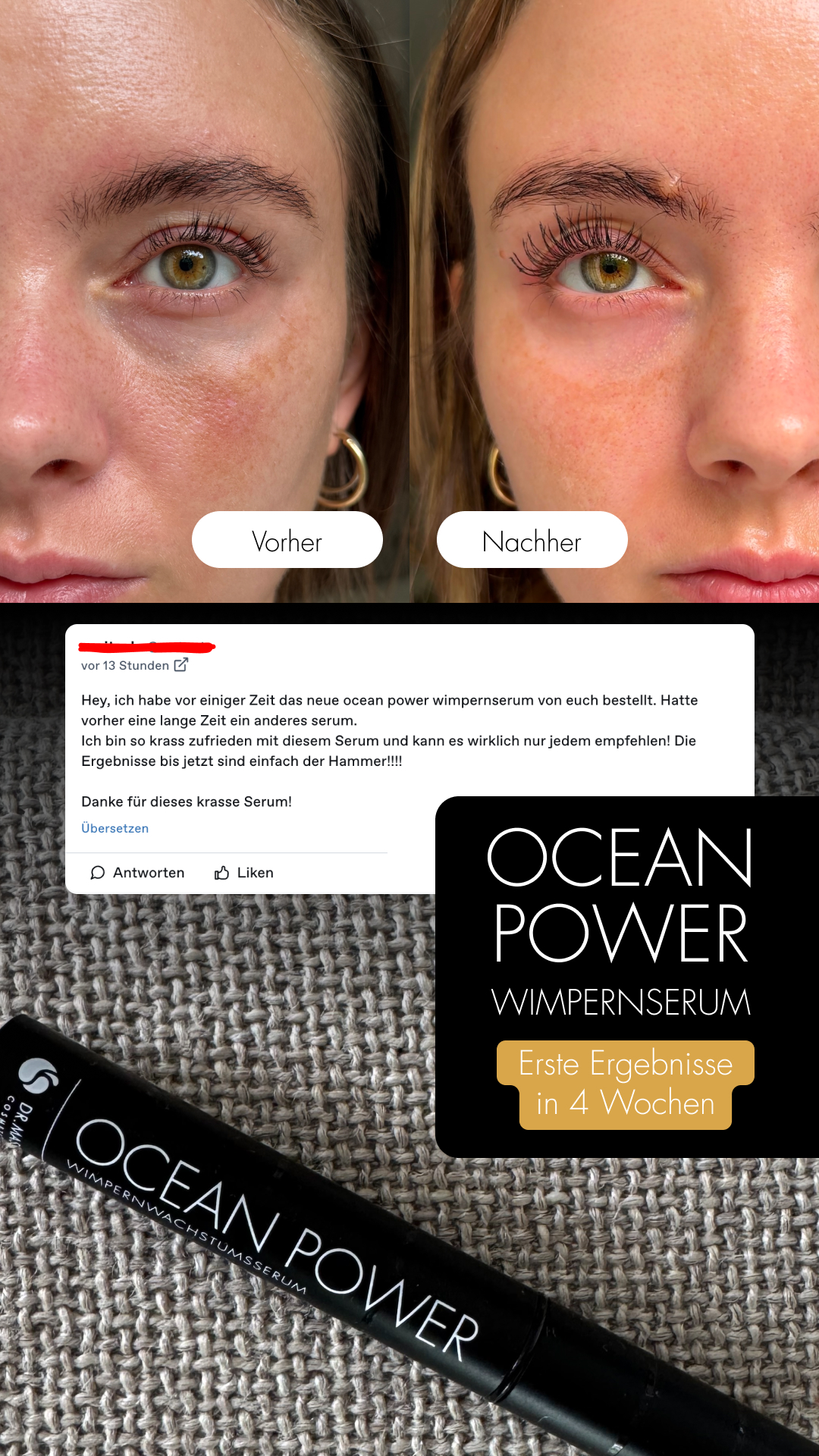 Dr. Massing Cosmetics Facebook ad
