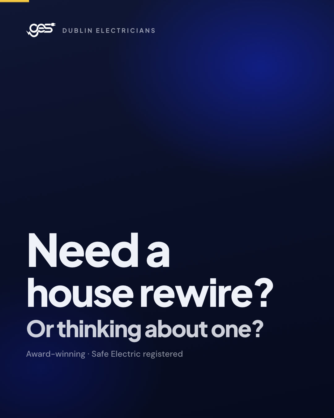Gorman Electrical Services Facebook ad: Get your rewire price in minutes
