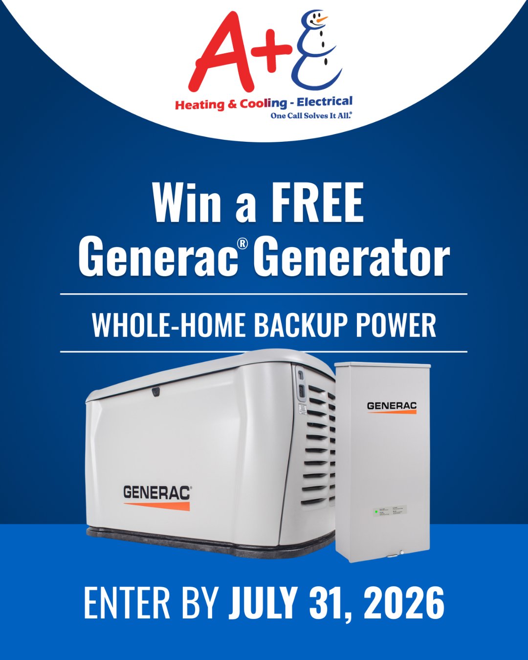 A+ Heating & Cooling - Electrical Facebook ad