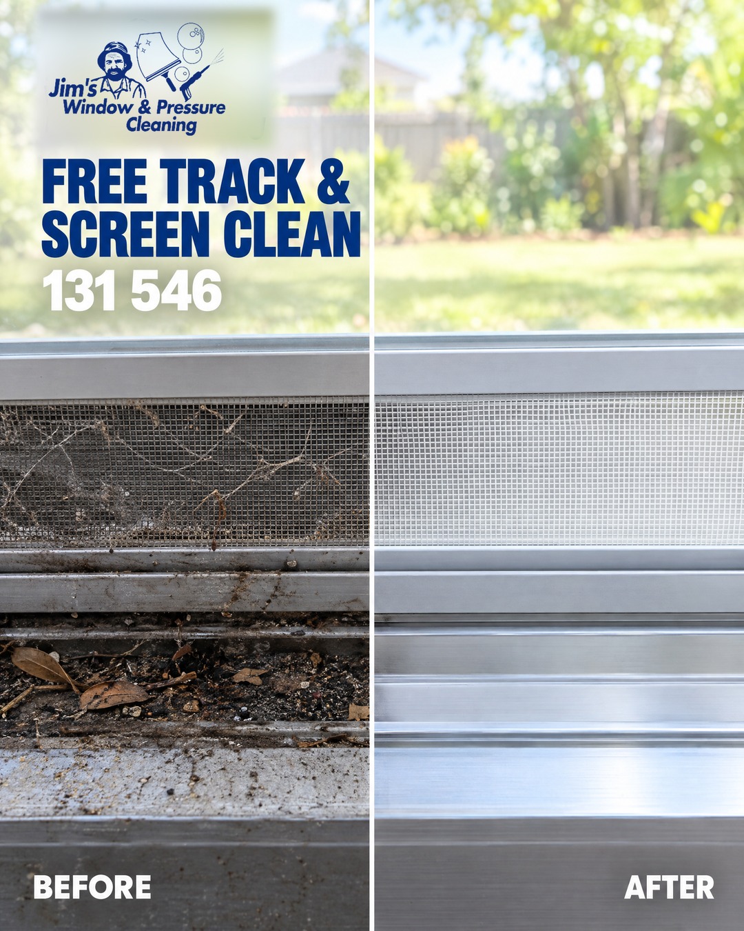 Jim's Window and Pressure Cleaning QLD Facebook ad