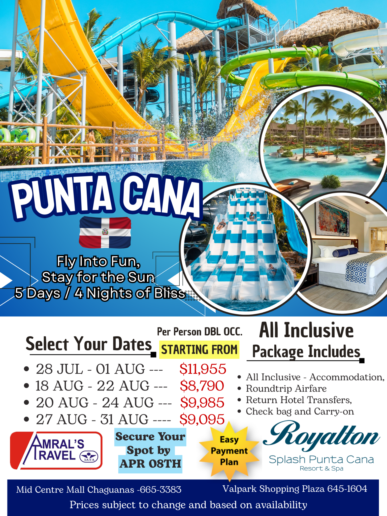 Amrals Travel Facebook ad