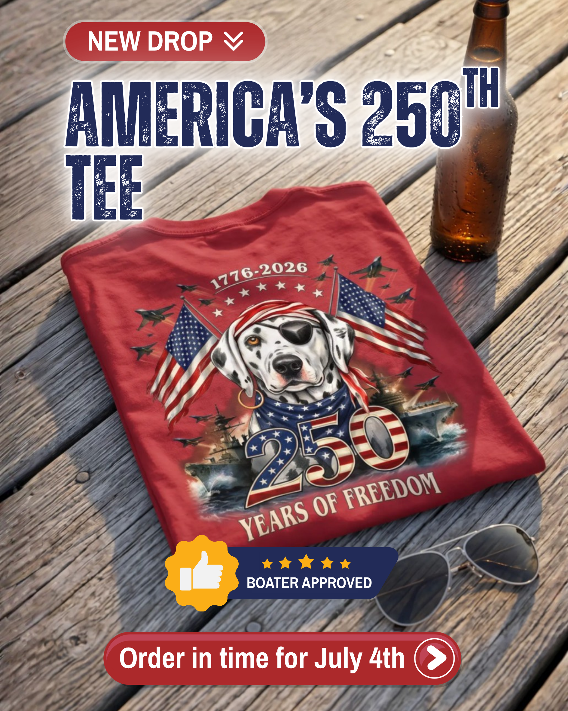 Sea Dog T-Shirts Facebook ad