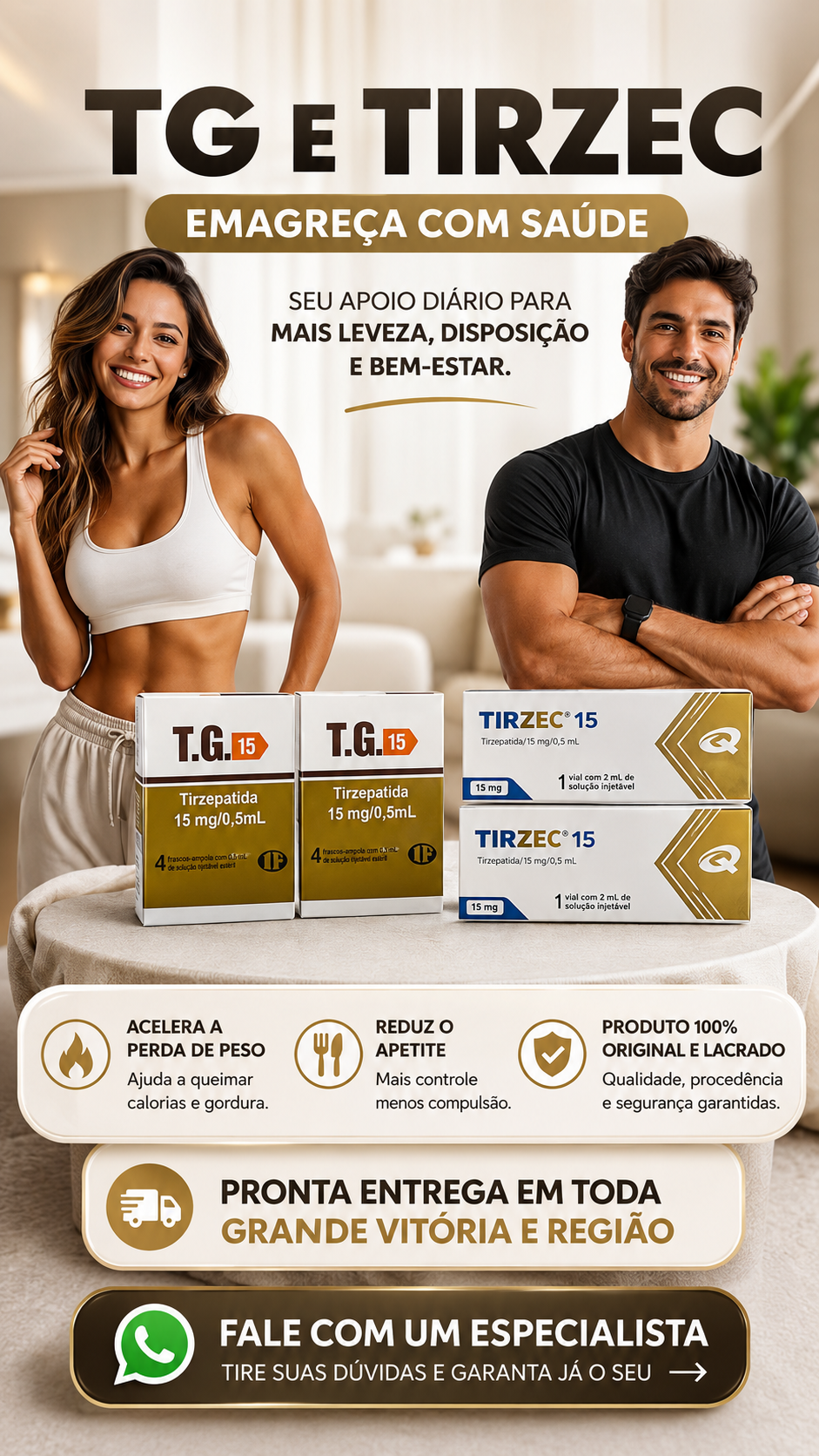 Emagrecendo com saúde Facebook ad: Emagreça com inteligência. Cuide da sua beleza ao mesmo…