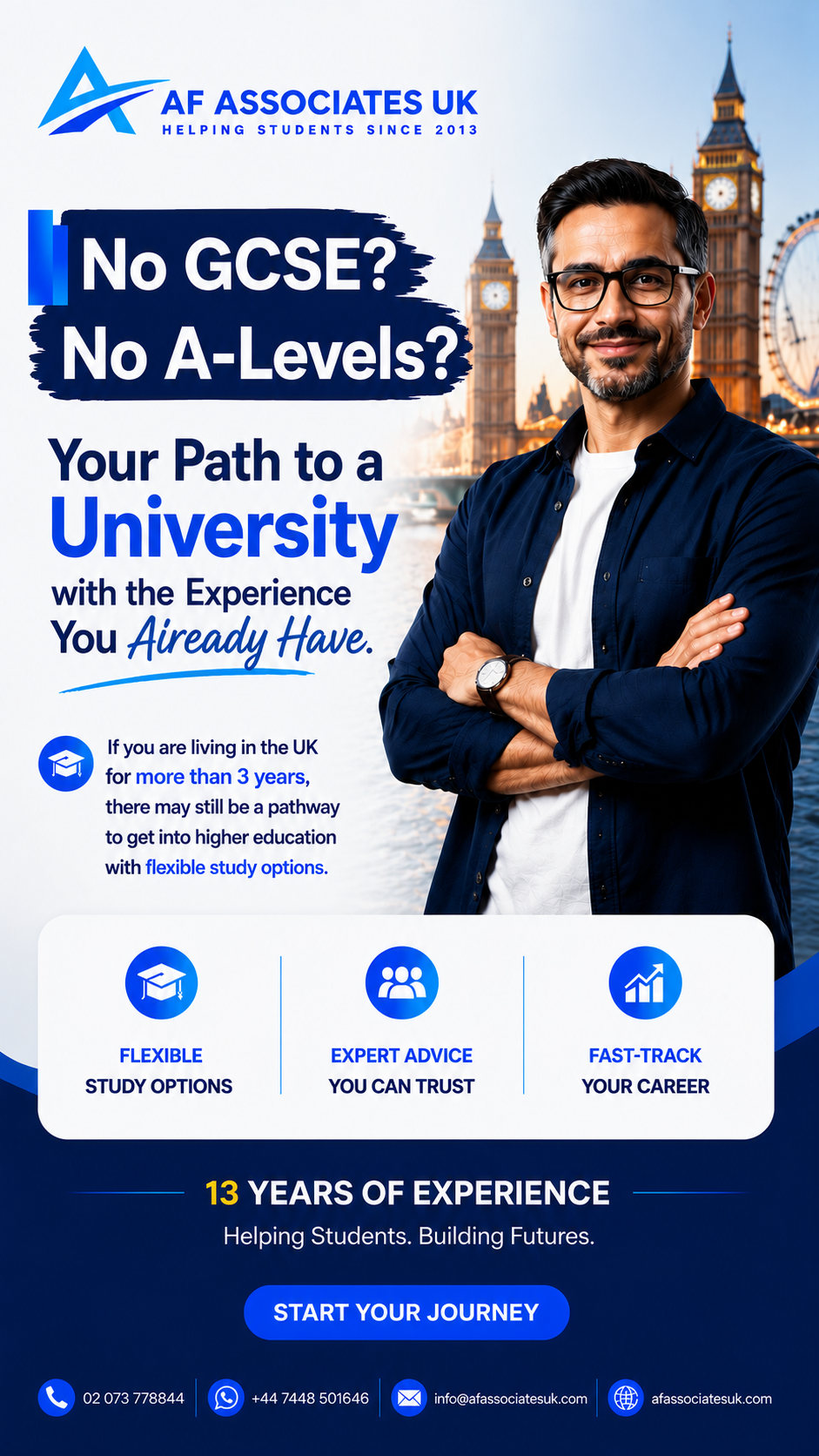 AF Associates UK Facebook ad from Jul 13, 2026