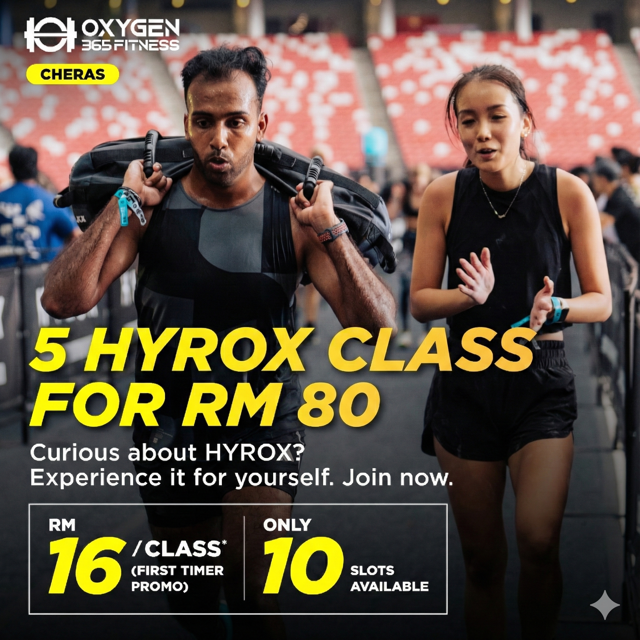 Oxygen 365 Fitness Malaysia Facebook ad