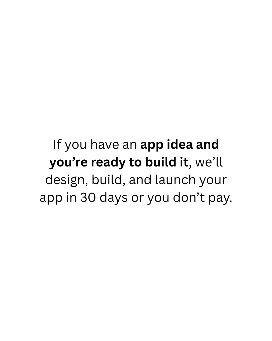 Ozaintel LLC Facebook ad: We'll Build Your MVP in 30 Days Guaranteed Or You Don’t Pay
