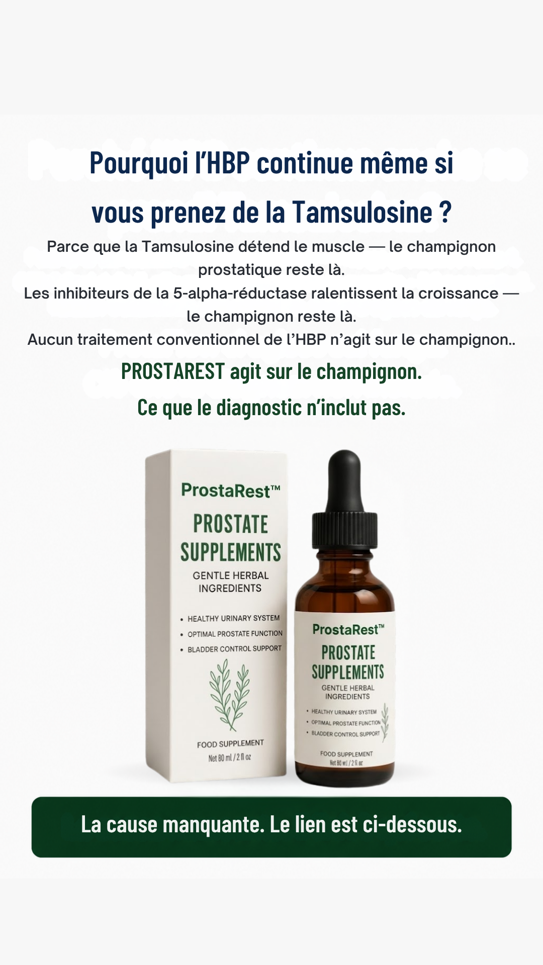 Remèdes Naturels & Vie Saine Facebook ad: Moins de passages aux toilettes la nuit