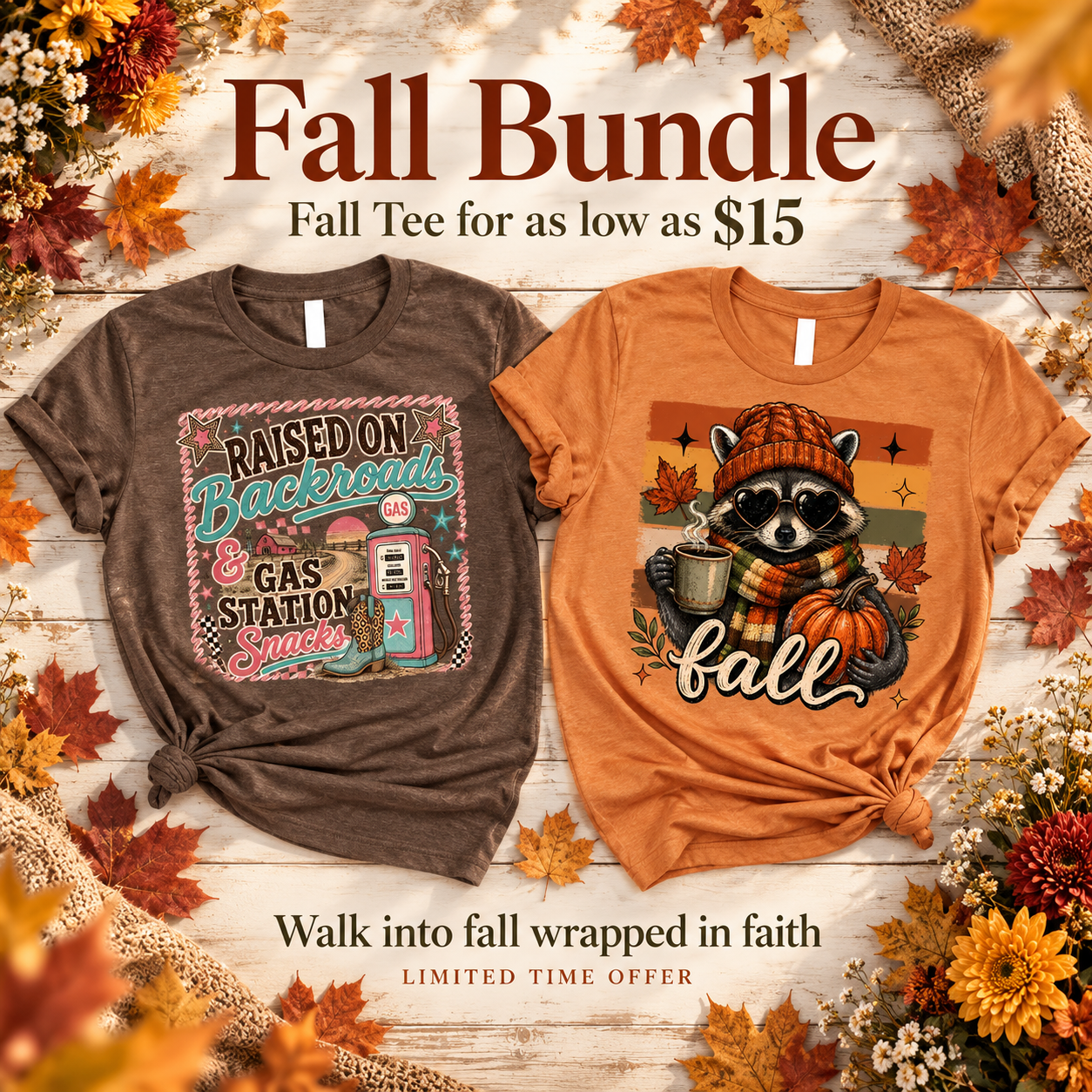 Love in Faith Facebook ad: 60-85% OFF Fall New Releases!