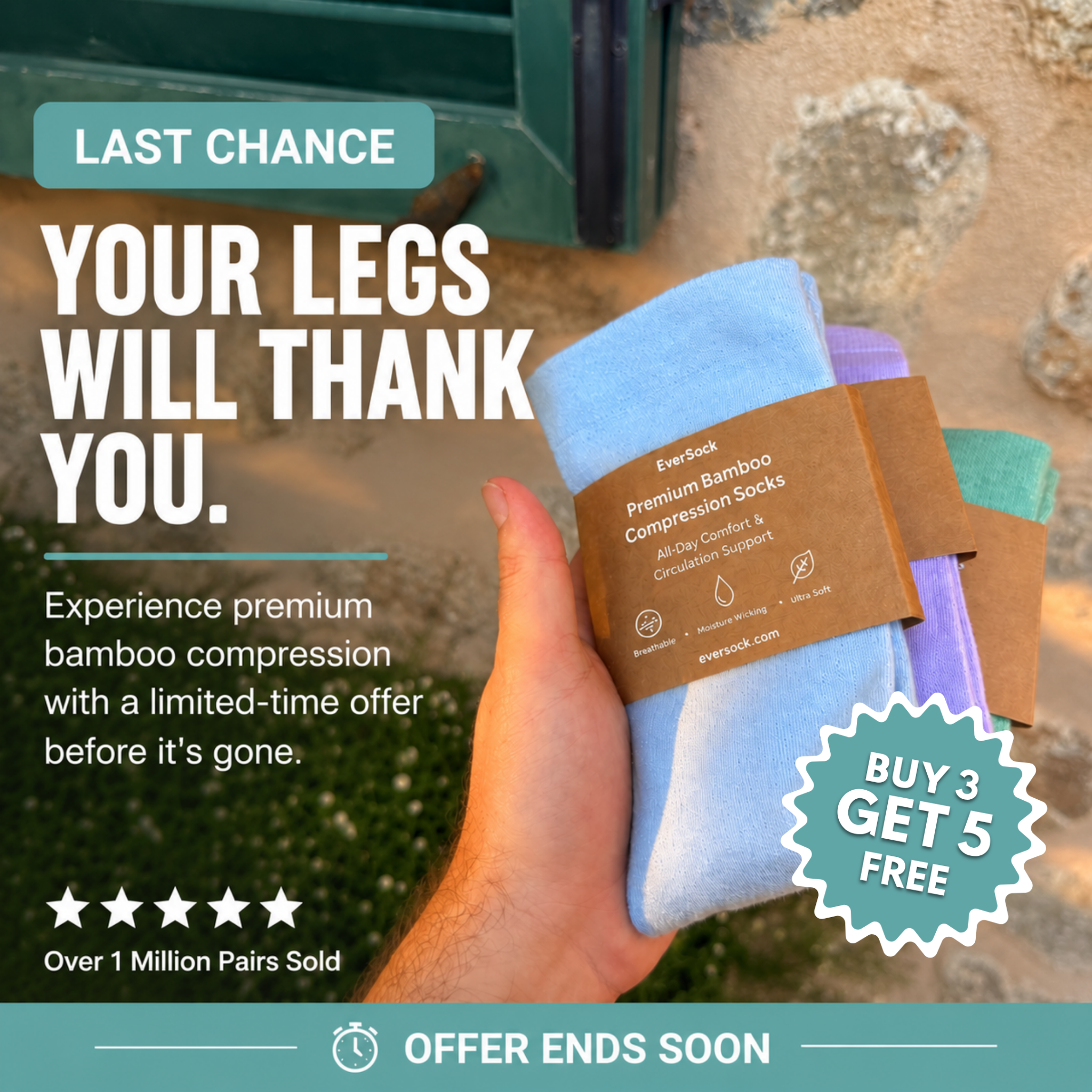 EverSock Facebook ad
