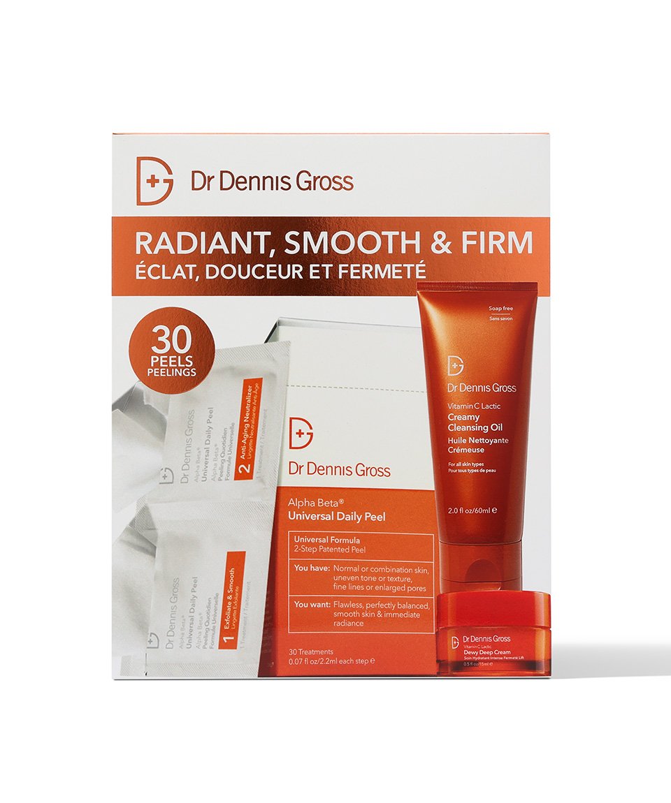 Dr. Dennis Gross Skincare Facebook ad: LAST CHANCE: 25% off sitewide + 6-piece gift…