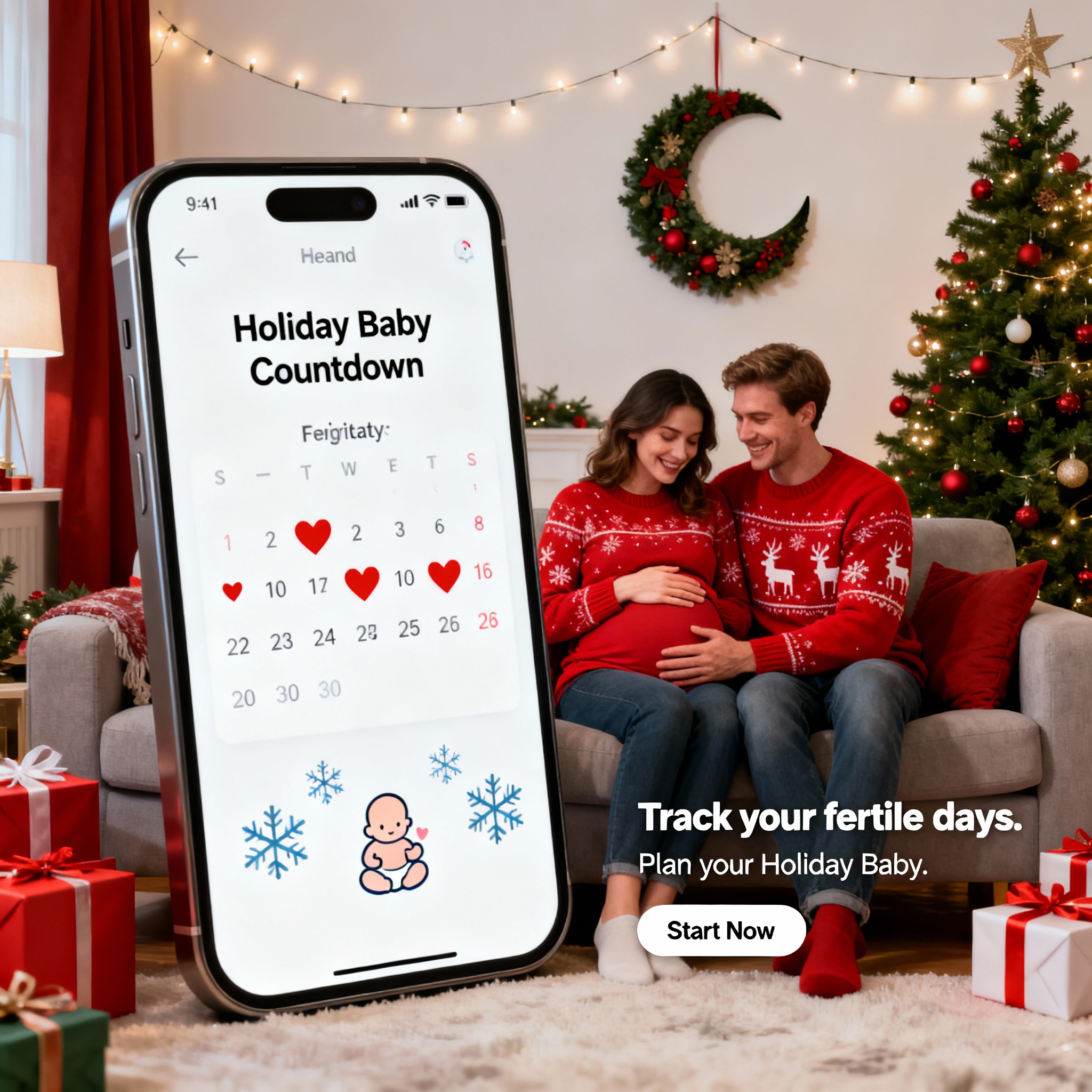 Wilson Vergil Fernanda Facebook ad: Smart pregnancy health tracker