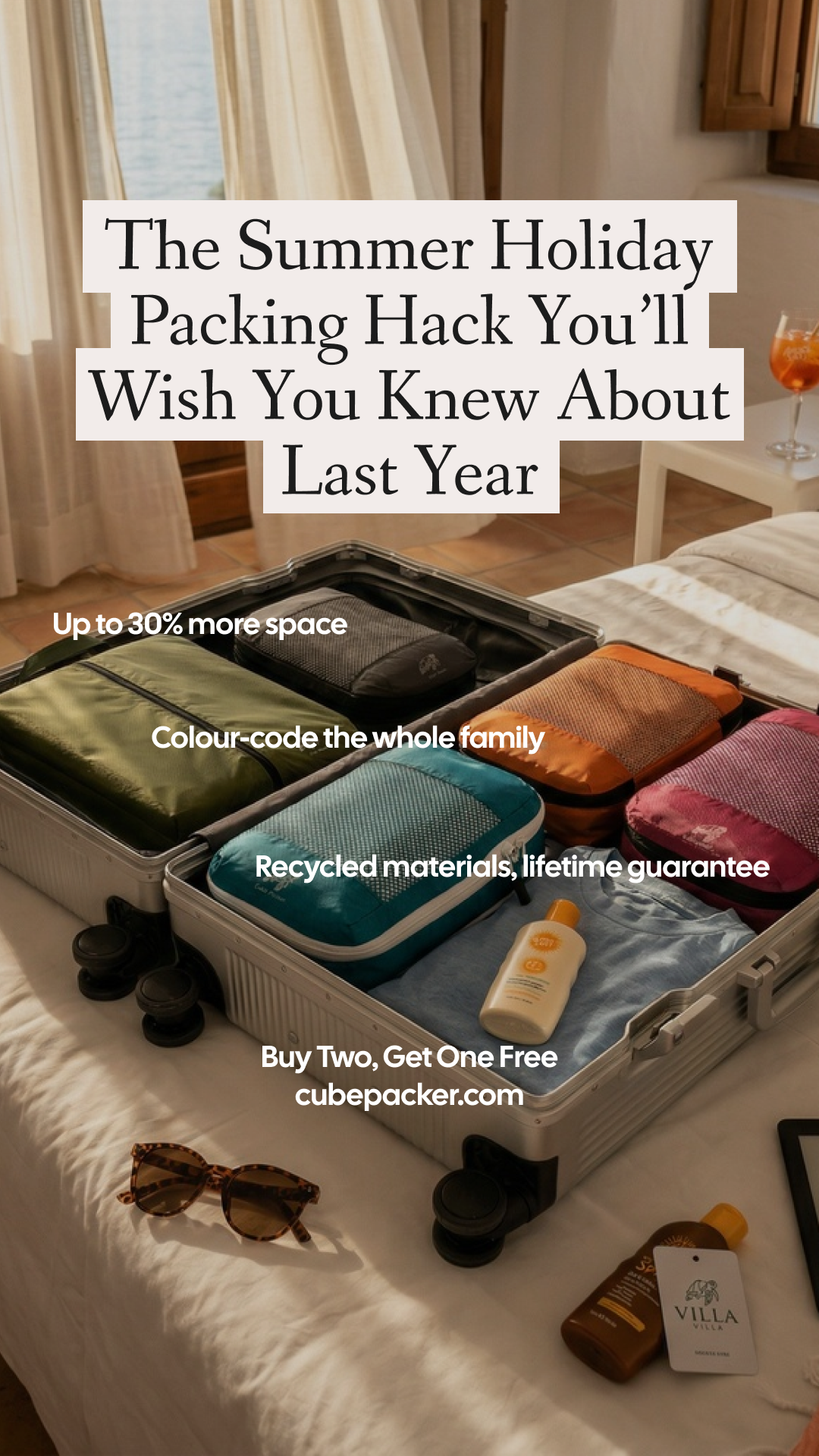 Cube Packer Facebook ad