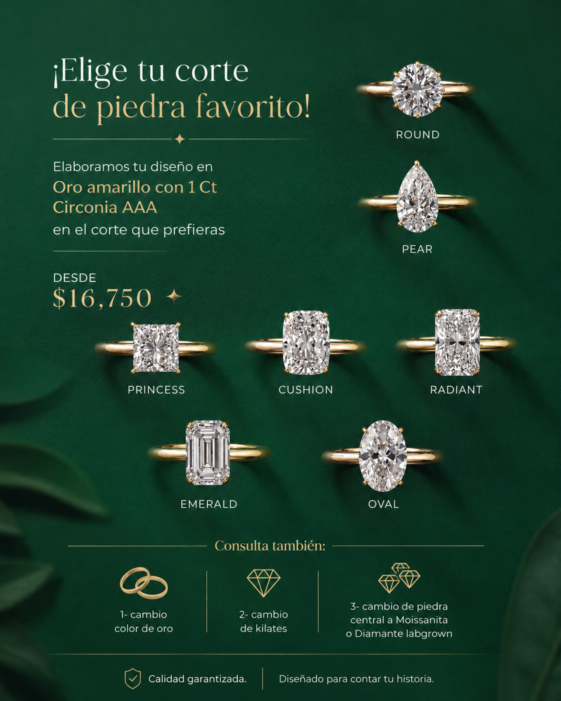 Mila Joyería personalizada Facebook ad: Solicitar asesoría