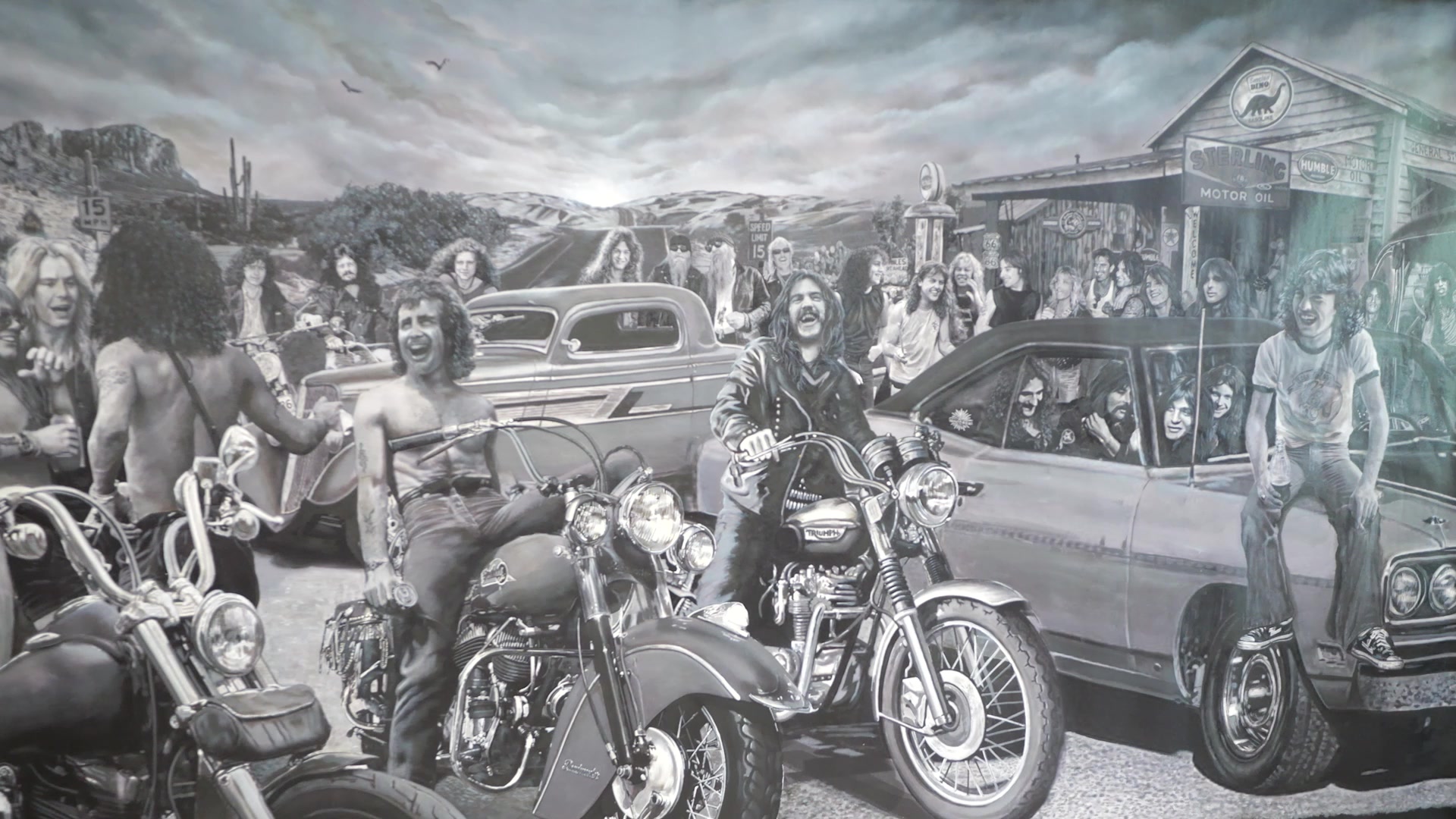 Dean Turner Art Facebook ad: Rock Legends Never Die