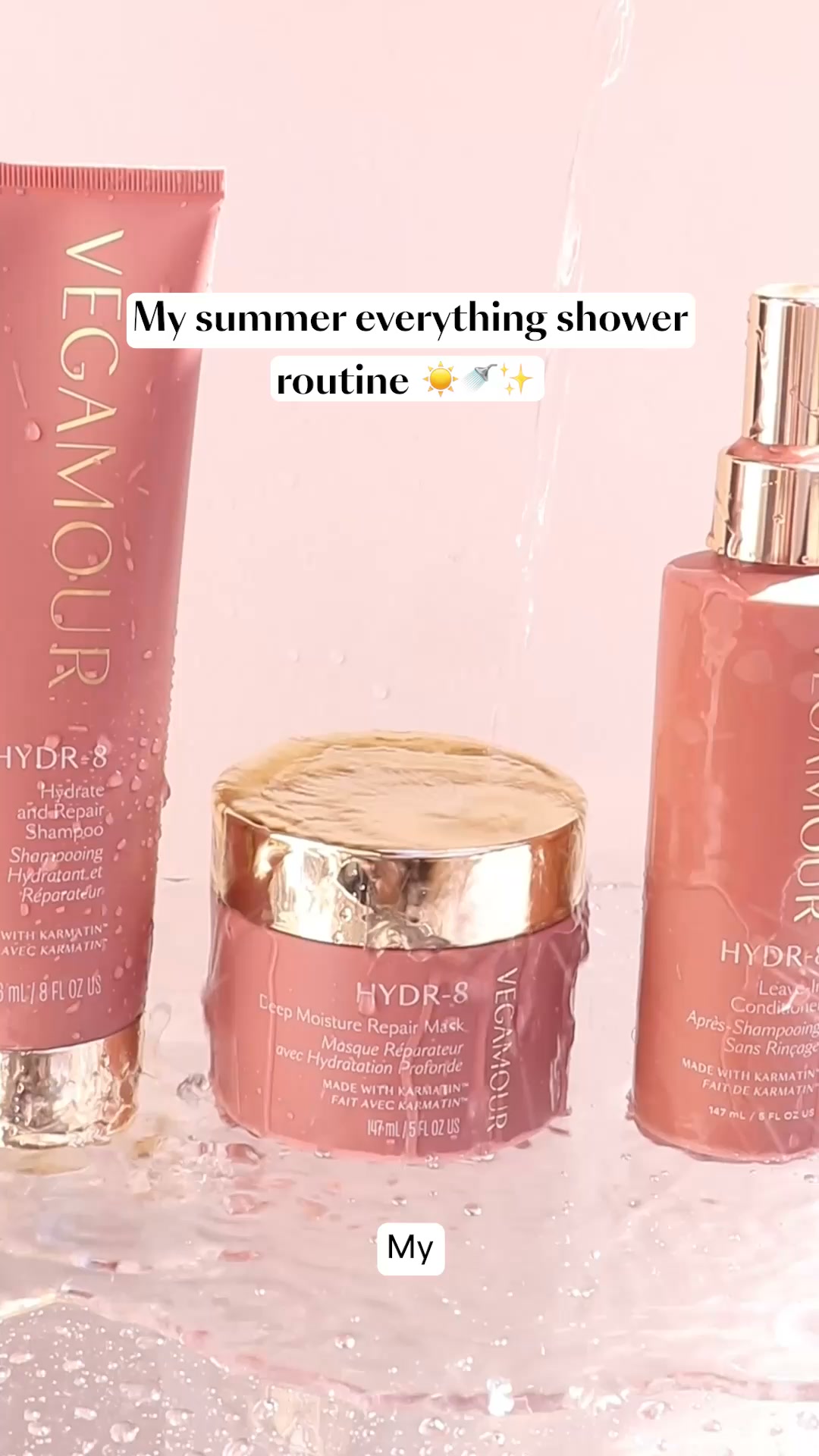 Vegamour Facebook ad: Hair care that works with your life