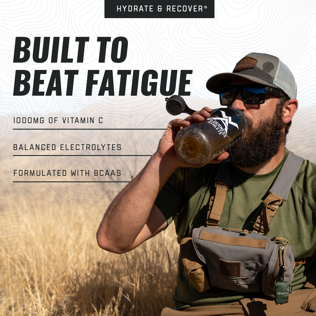 Wilderness Athlete Facebook ad: Replenish what sweat takes- fast.