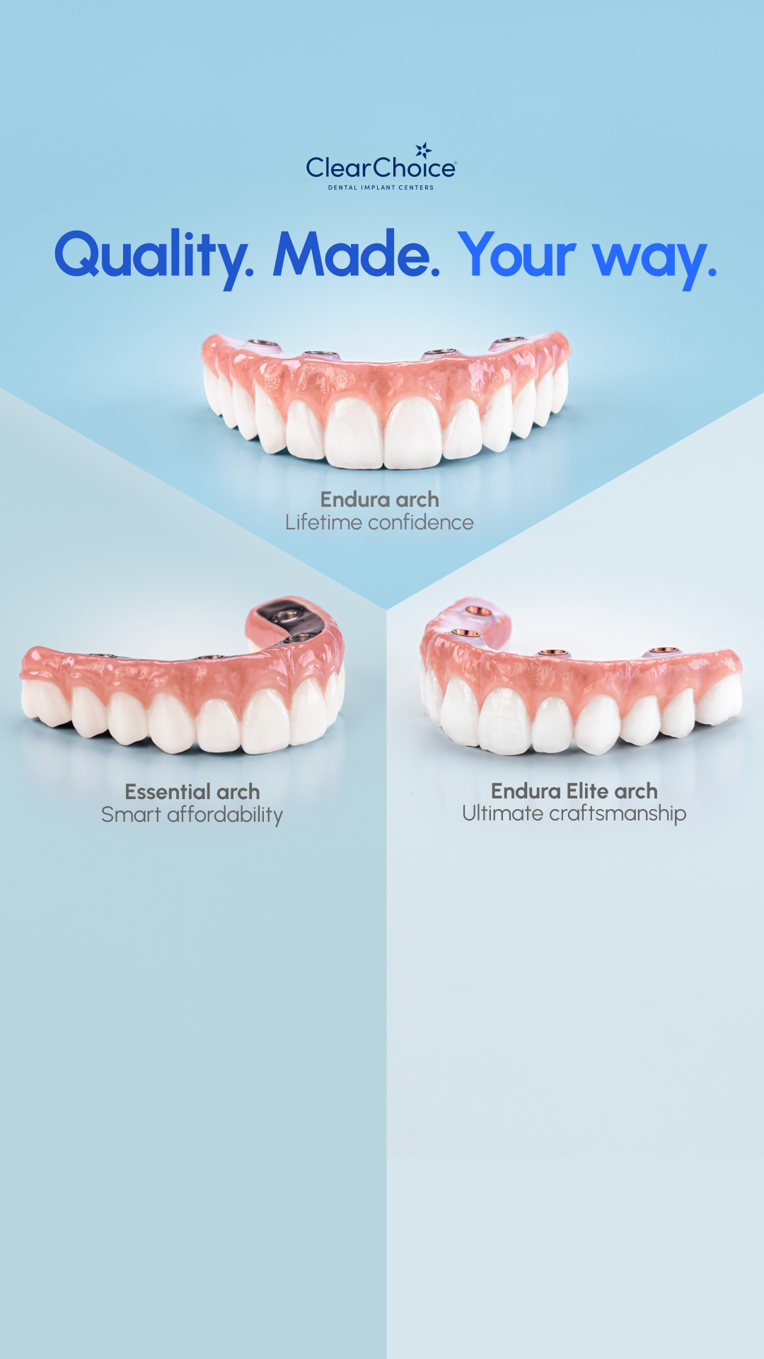 ClearChoice Dental Implant Centers Facebook ad from Jul 30, 2026