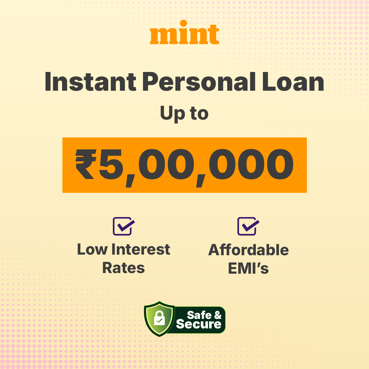 Mint Facebook ad
