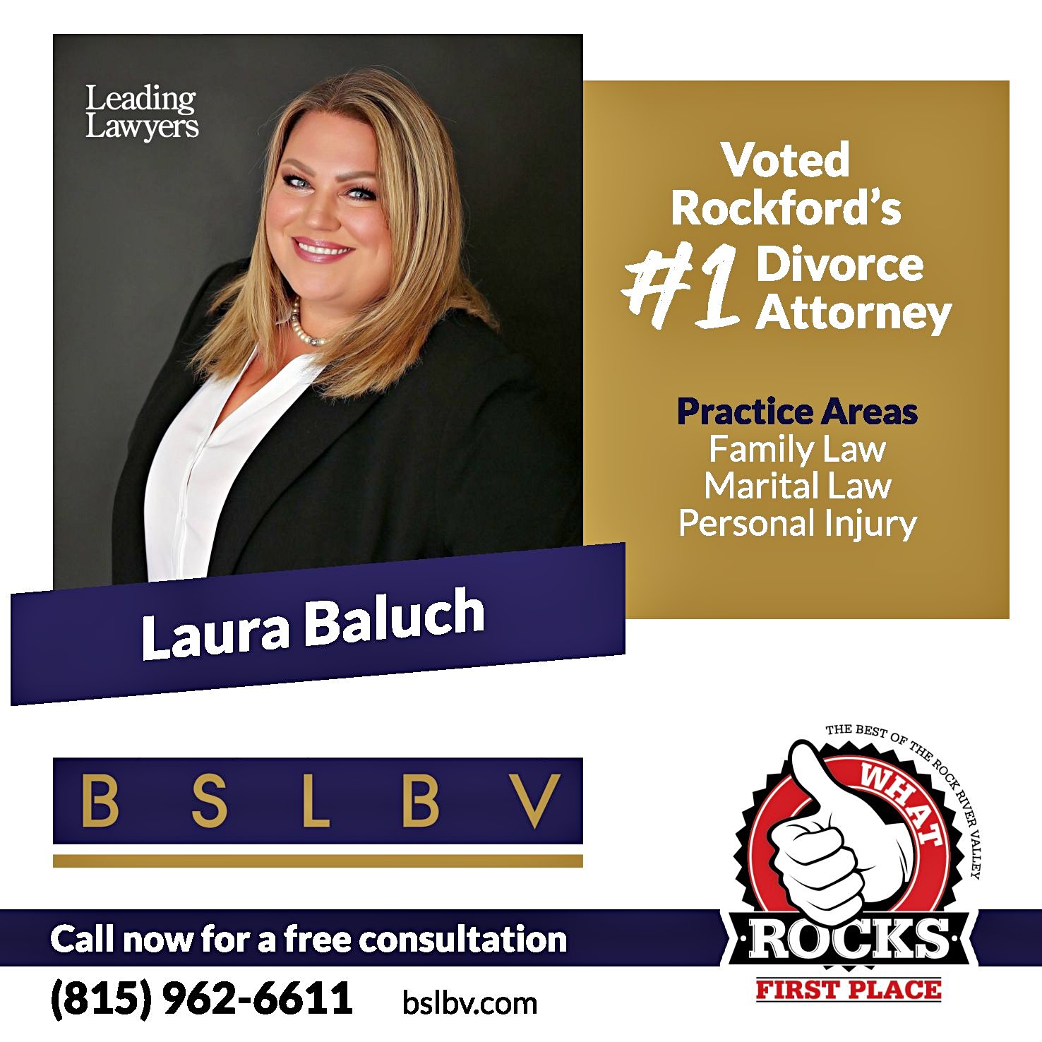 Barrick Switzer Long Balsley & Van Evera, LLP Facebook ad: BSLBV is a Full-Service Law Firm Serving Individuals…
