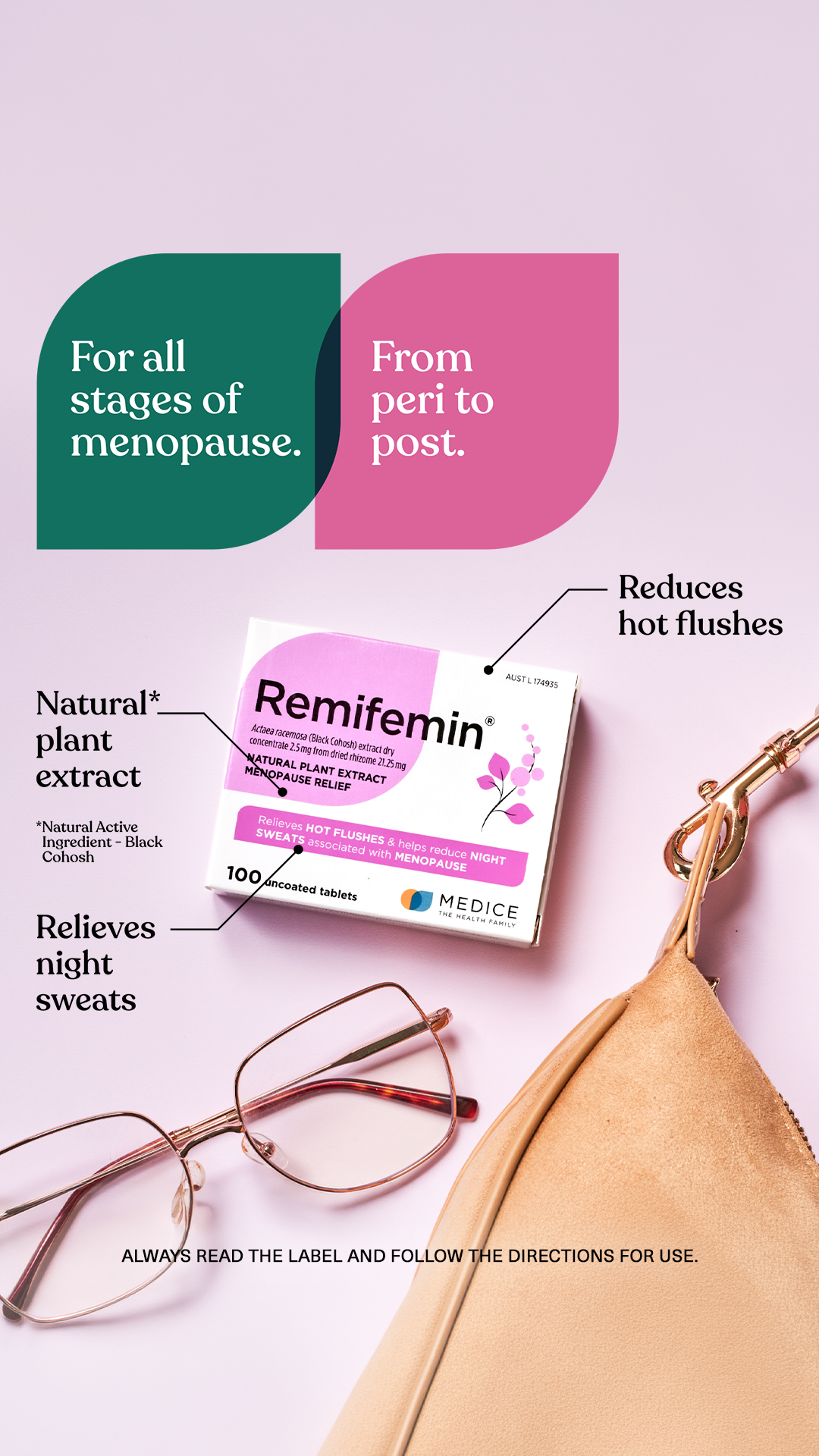 Remifemin Australia Facebook ad: Remifemin for Menopause