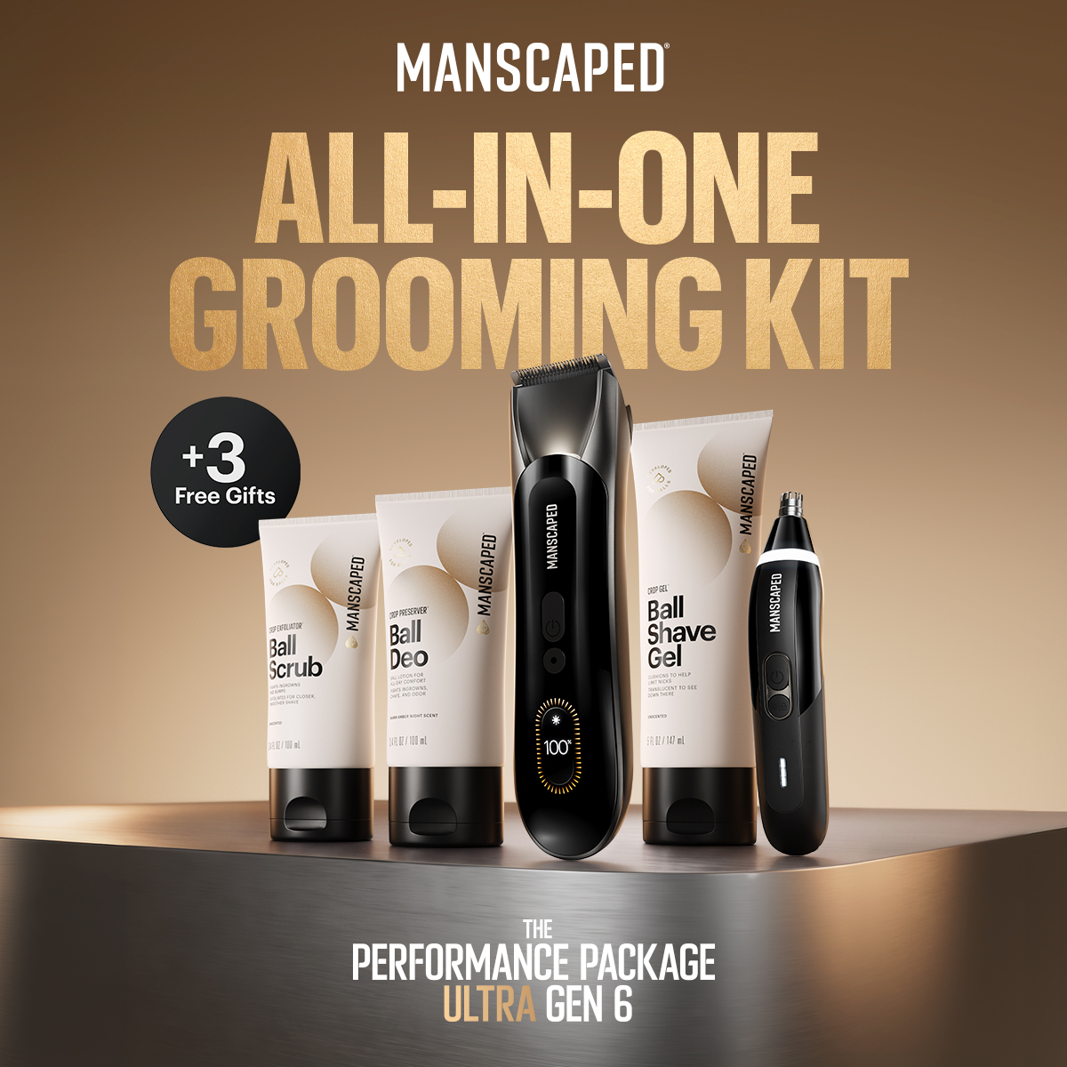 MANSCAPED Facebook ad: The Right Tools For The Job