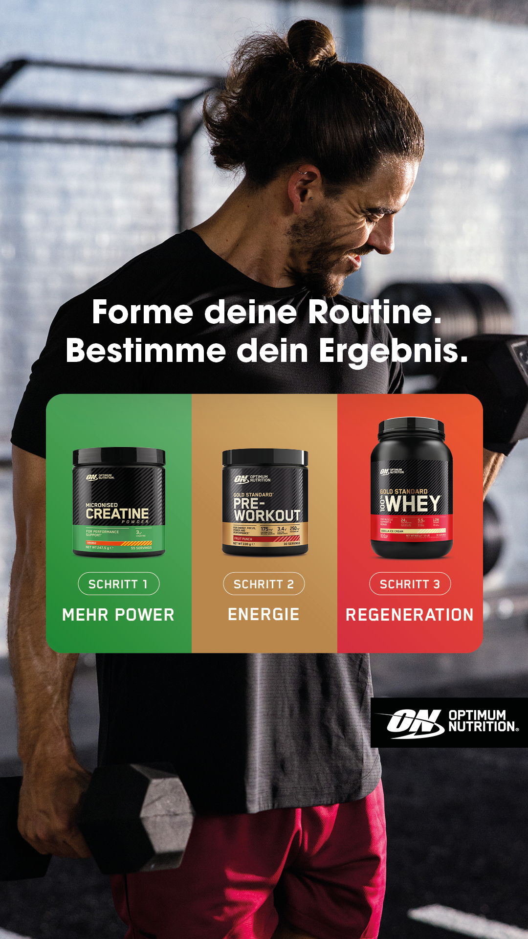 Optimum Nutrition Facebook ad from May 27, 2026