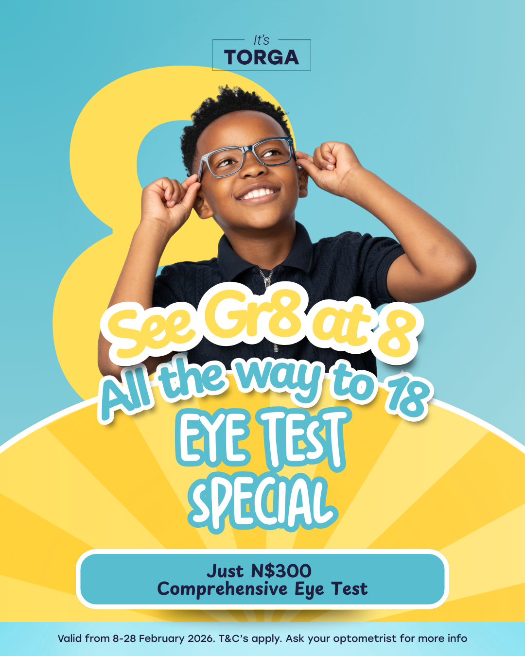 Torga Optical Namibia Facebook ad