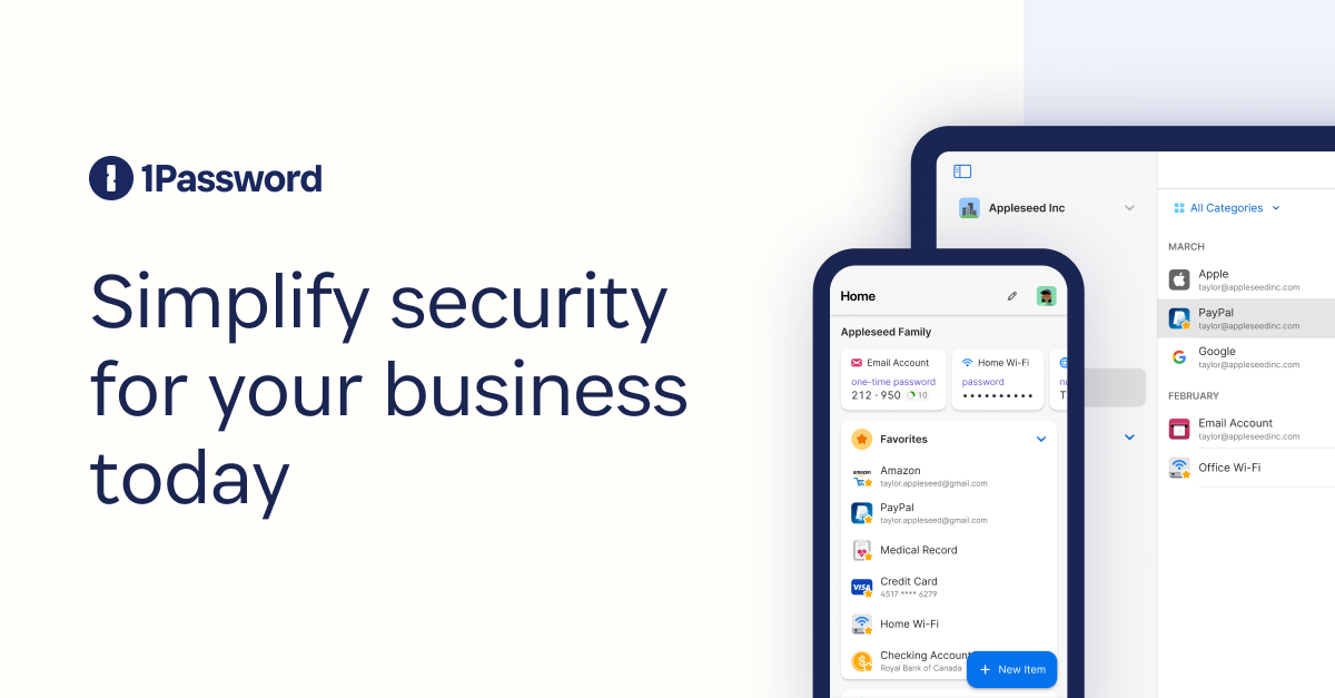 1Password Facebook ad