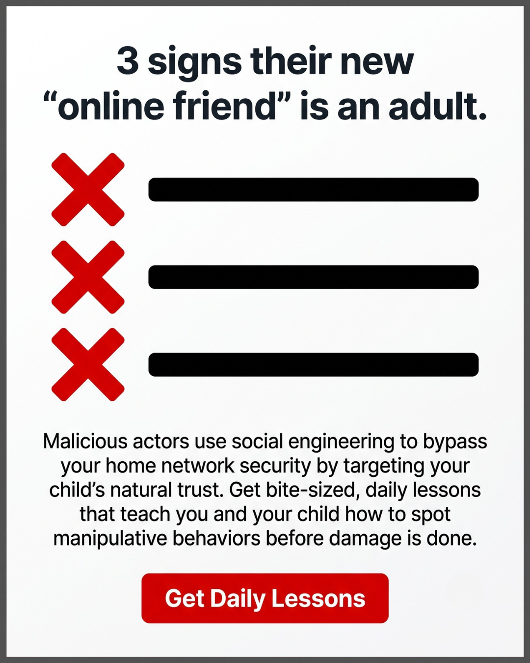 Parenting Leader Facebook ad