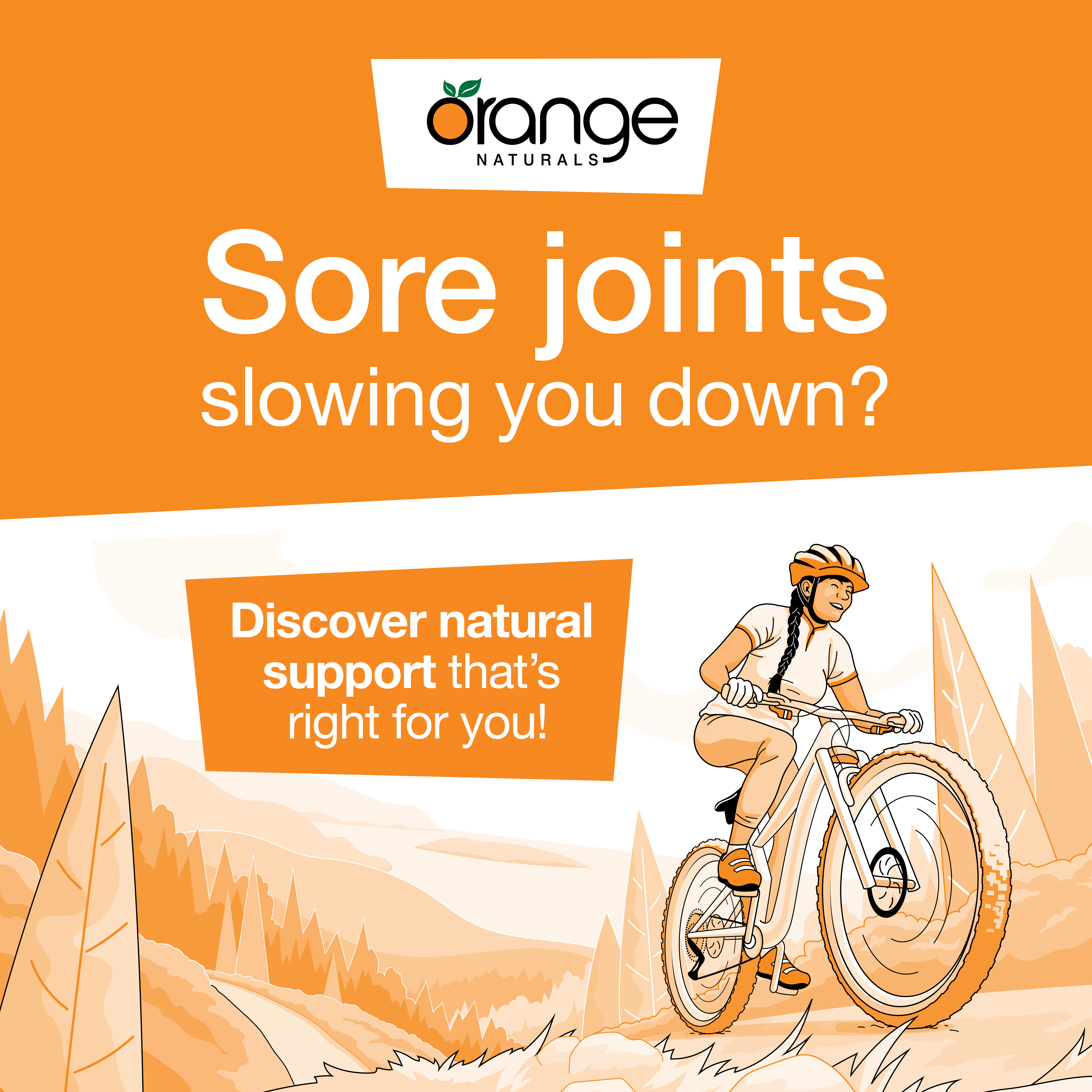 Orange Naturals Facebook ad