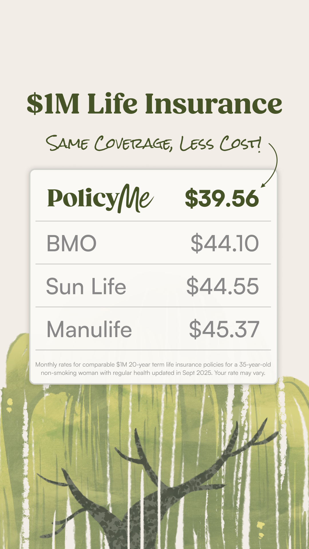 PolicyMe Facebook ad