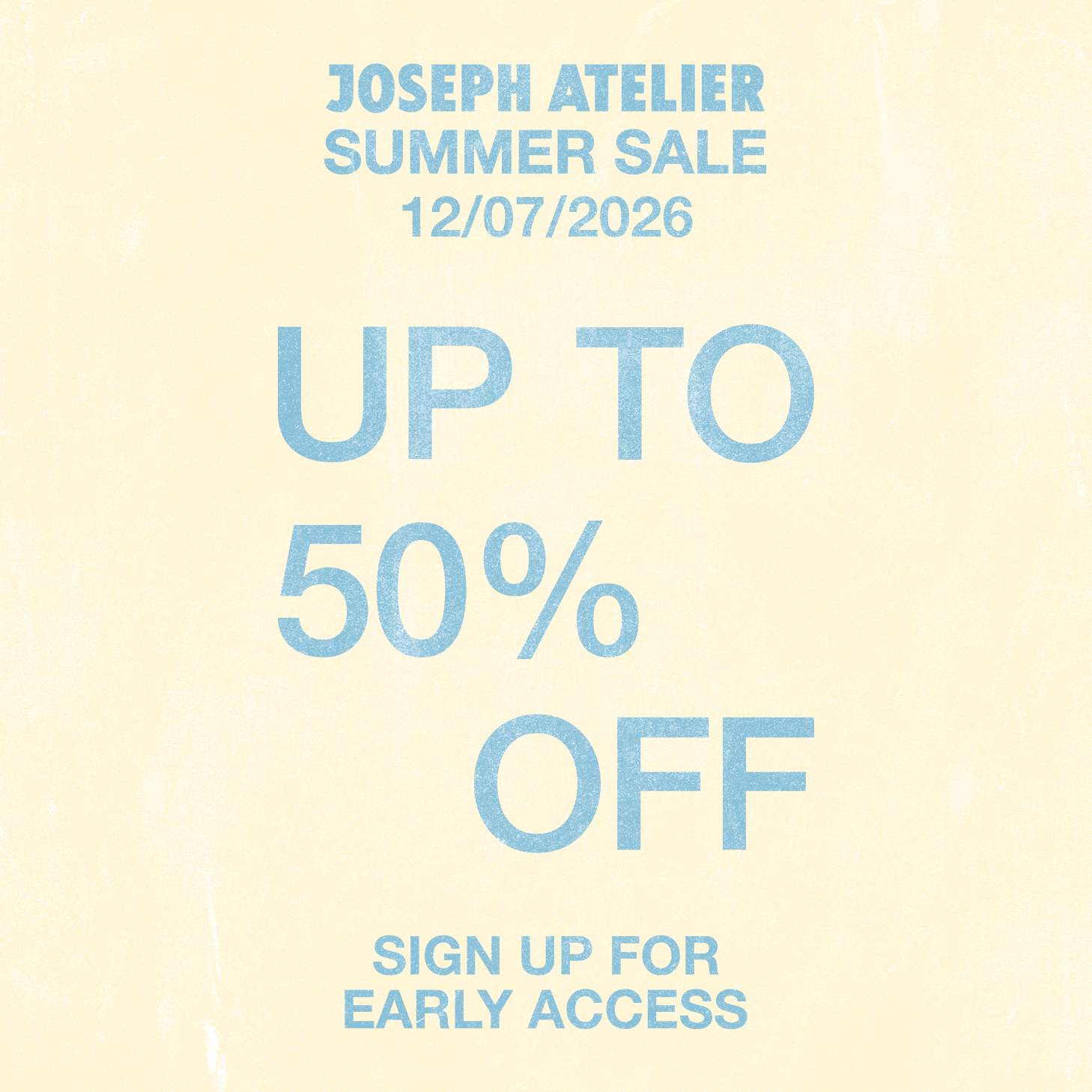 Joseph Atelier Facebook ad