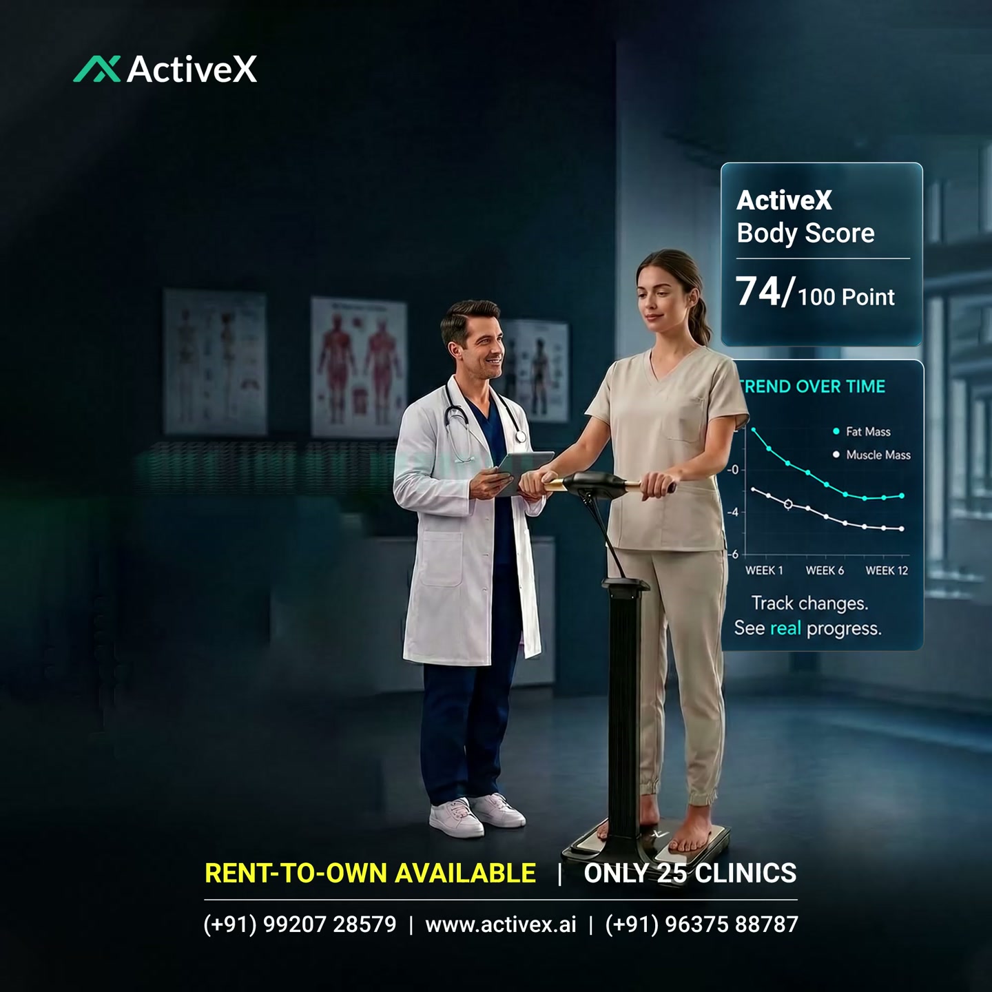 ActiveX Facebook ad: Monitor Muscle. Not Just Weight.
