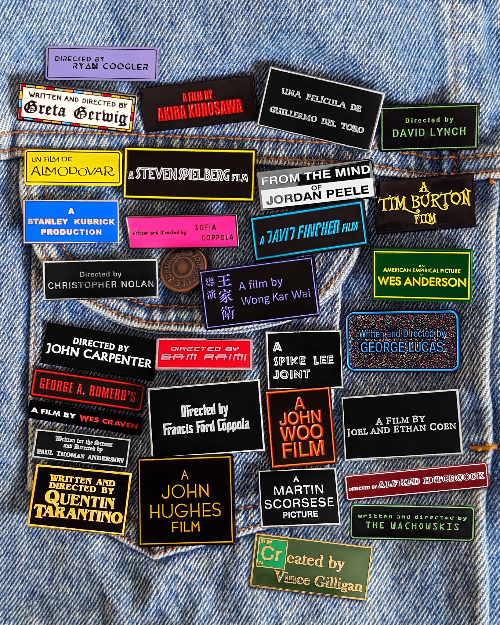 Pinship Facebook ad: Film Inspired Enamel Pins