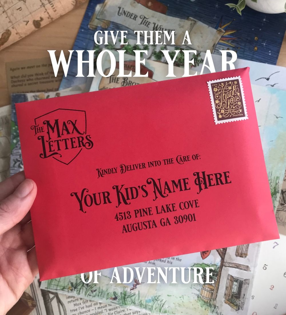 The Max Letters Facebook ad: Give Your Kid a Year-Long Story Experience