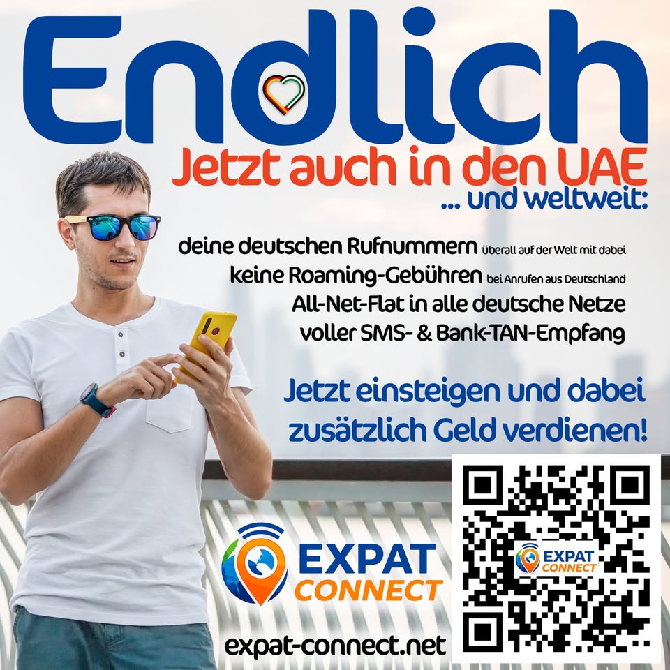 Expat Connect Facebook ad: Hol Dir Deine Freiheit!