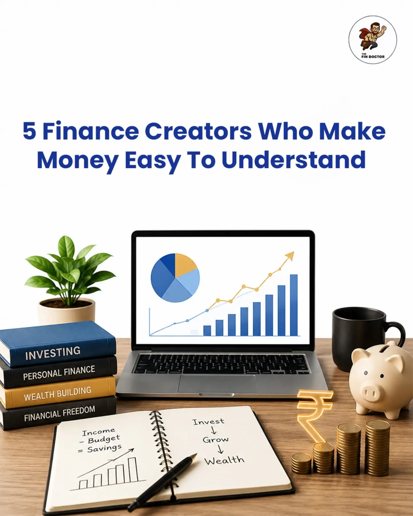 The Fin Doctor Facebook ad: Want to get better with money, investing and…