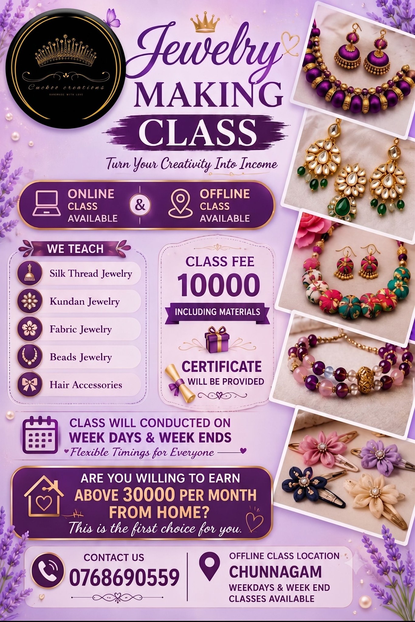 Cuckoo Creations Facebook ad