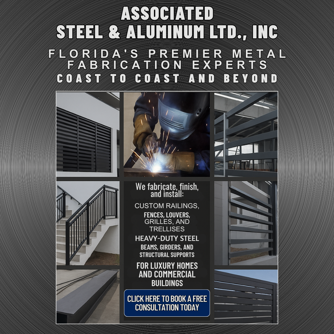 Associated Steel & Aluminum LTD., Inc Facebook ad: Get A Free Estimate On Your Custom Metal Fabrication