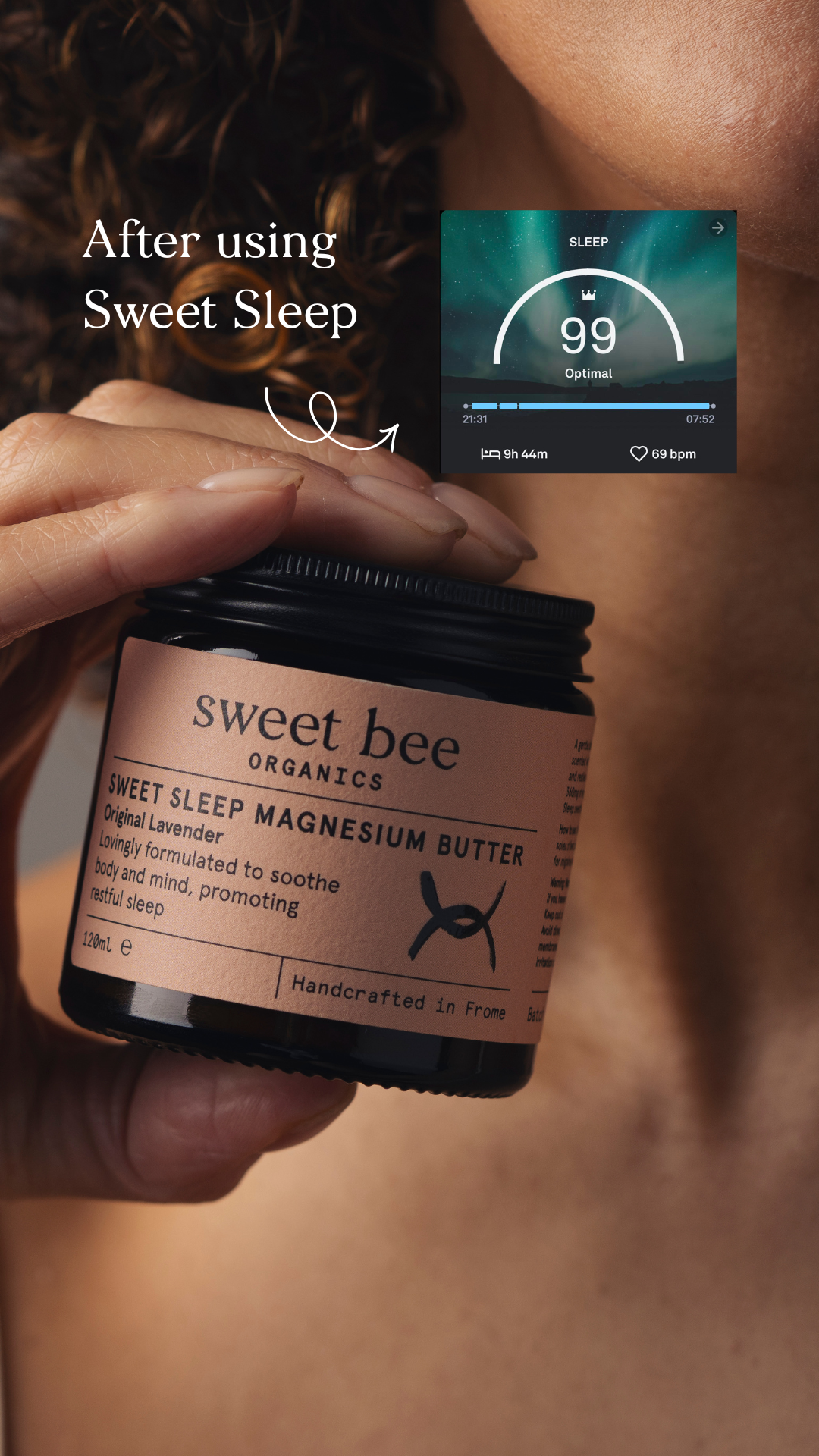 Sweet Bee Organics Facebook ad