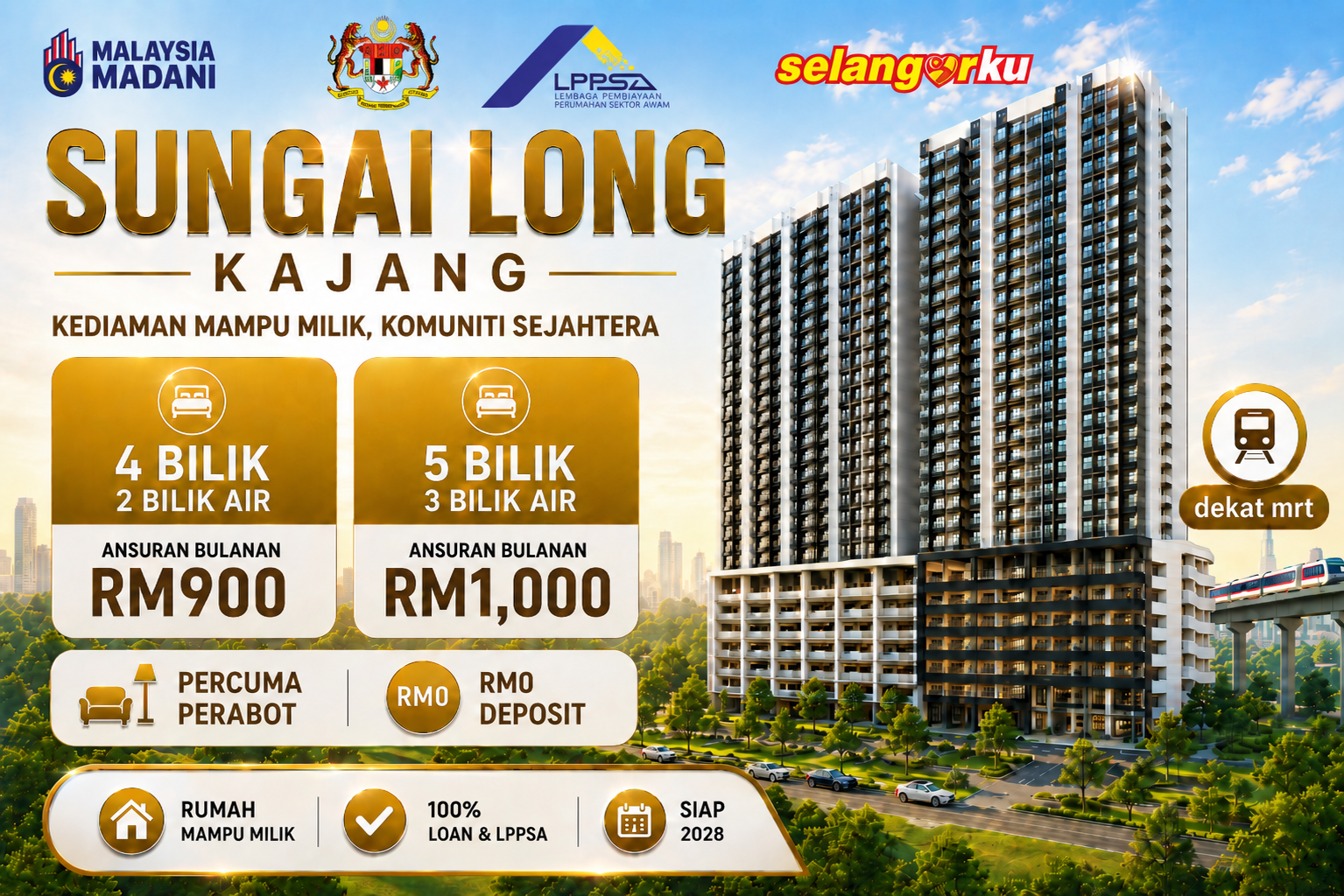 Skim Rumah Pertamaku Facebook ad: Gaji RM3,500 Sudah Layak Memohon!