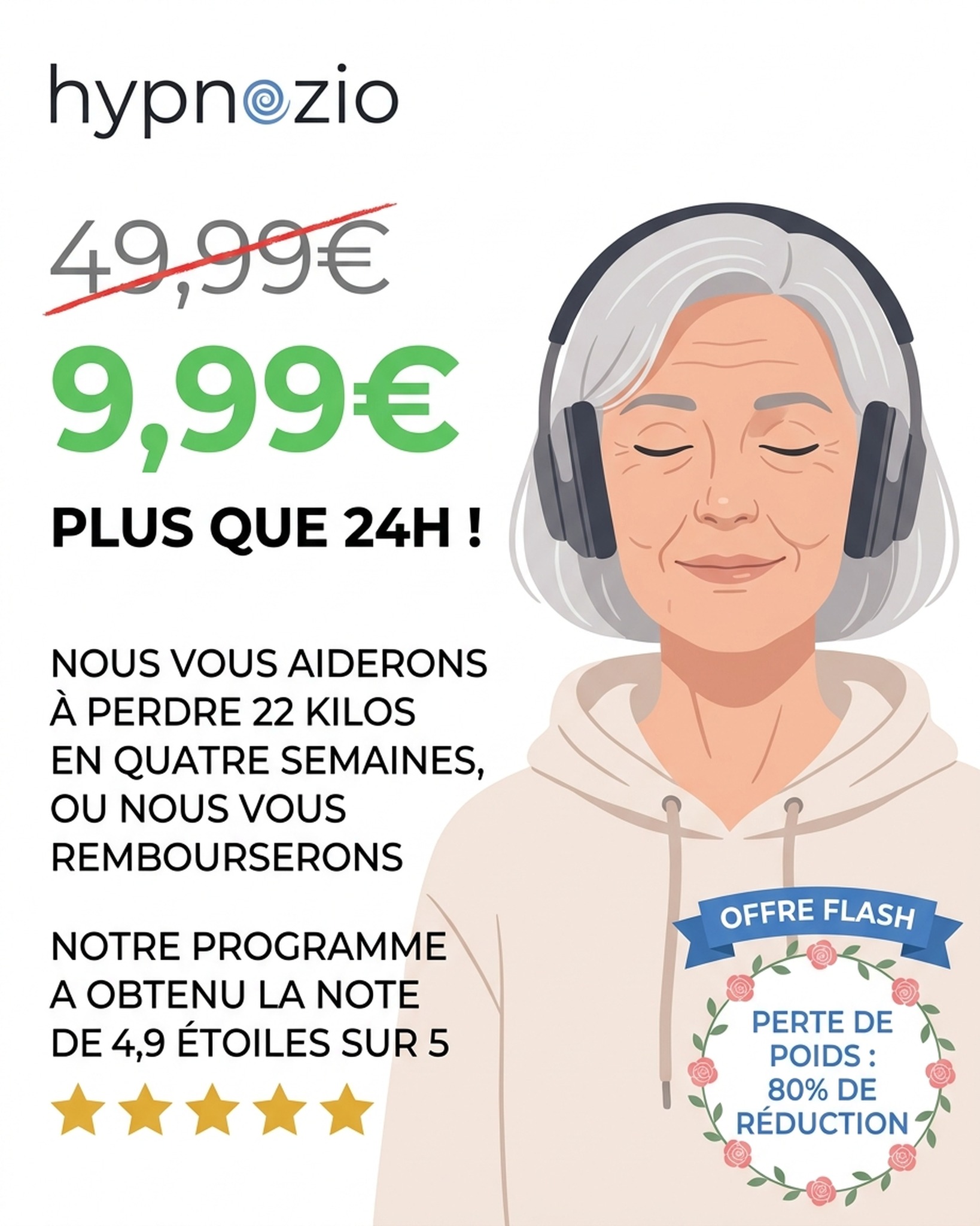 Hypnozio: power of hypnotherapy Facebook ad