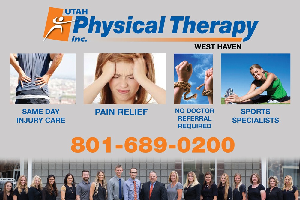 Utah Physical Therapy Facebook ad: Premier Providers of Physical Therapy in Utah.