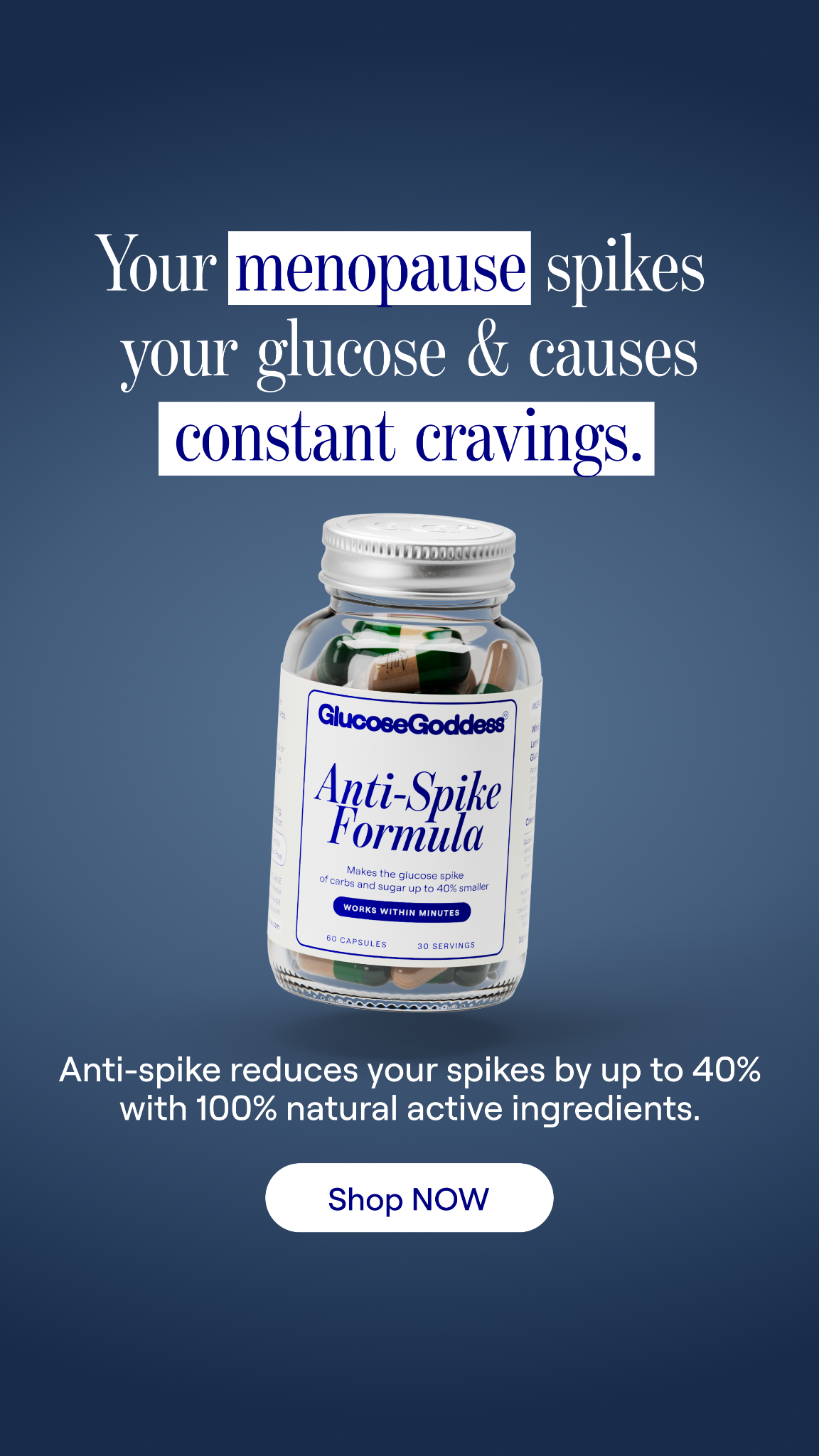Glucose Goddess Facebook ad from Jan 21, 2026